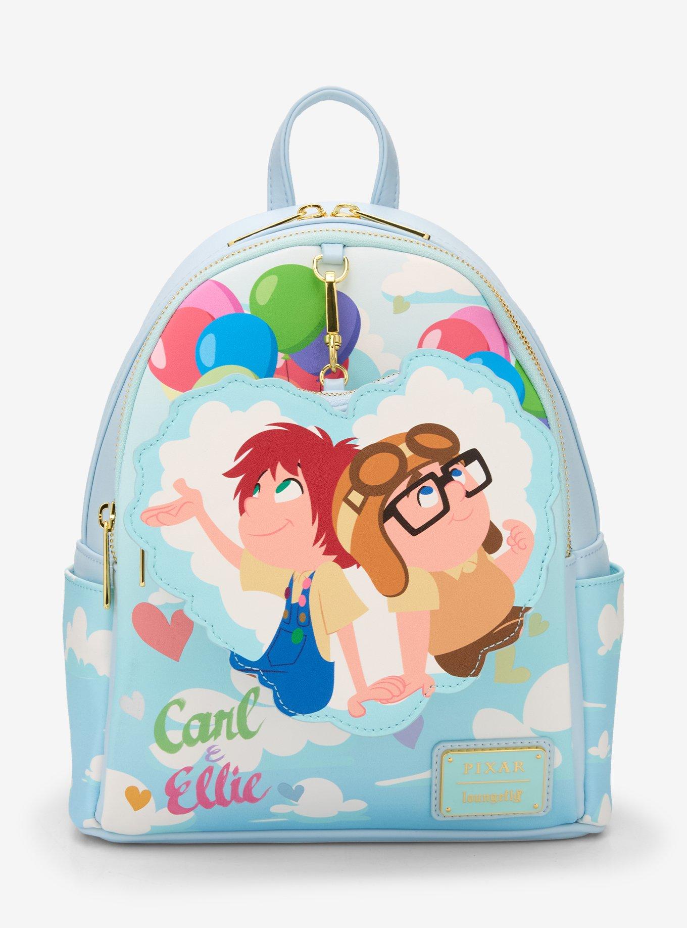 Loungefly Disney Pixar Up Carl & Ellie Balloon Mini Backpack with Coin Purse (BoxLunch 10th Anniversary Edition) - BoxLunch Exclusive, , hi-res