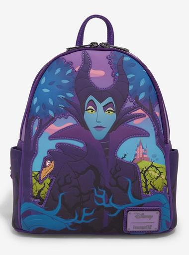 Loungefly Sleeping Beauty Maleficent Mini Convertible/Backpack  New!Hard Tag Sleeping Beauty Maleficent Dragon Convertible Mini Backpack  main image 2