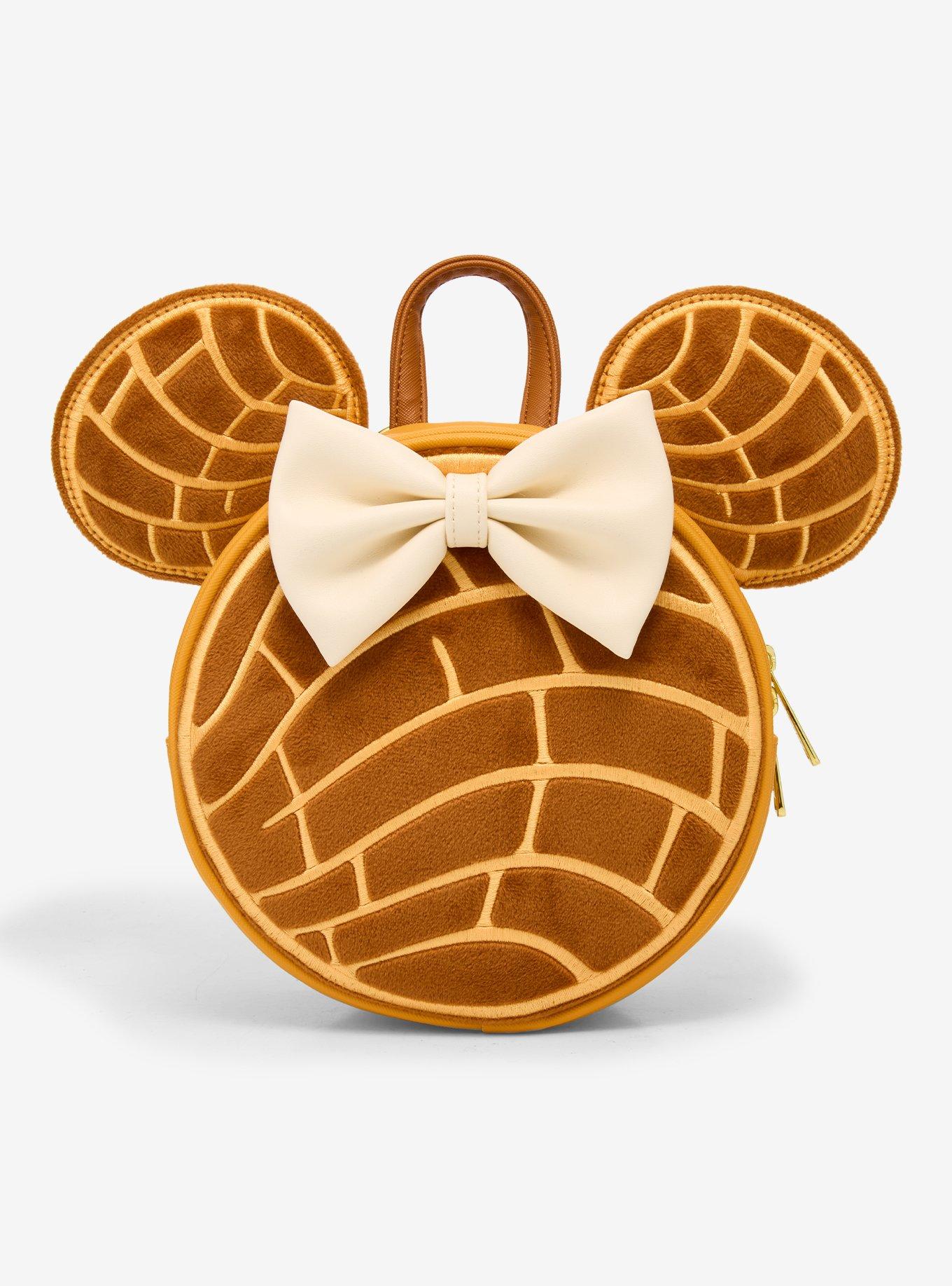 Loungefly Disney Minnie Mouse Chocolate Concha Figural Convertible Mini Backpack (BoxLunch 10th Anniversary Edition) - BoxLunch Exclusive, , hi-res