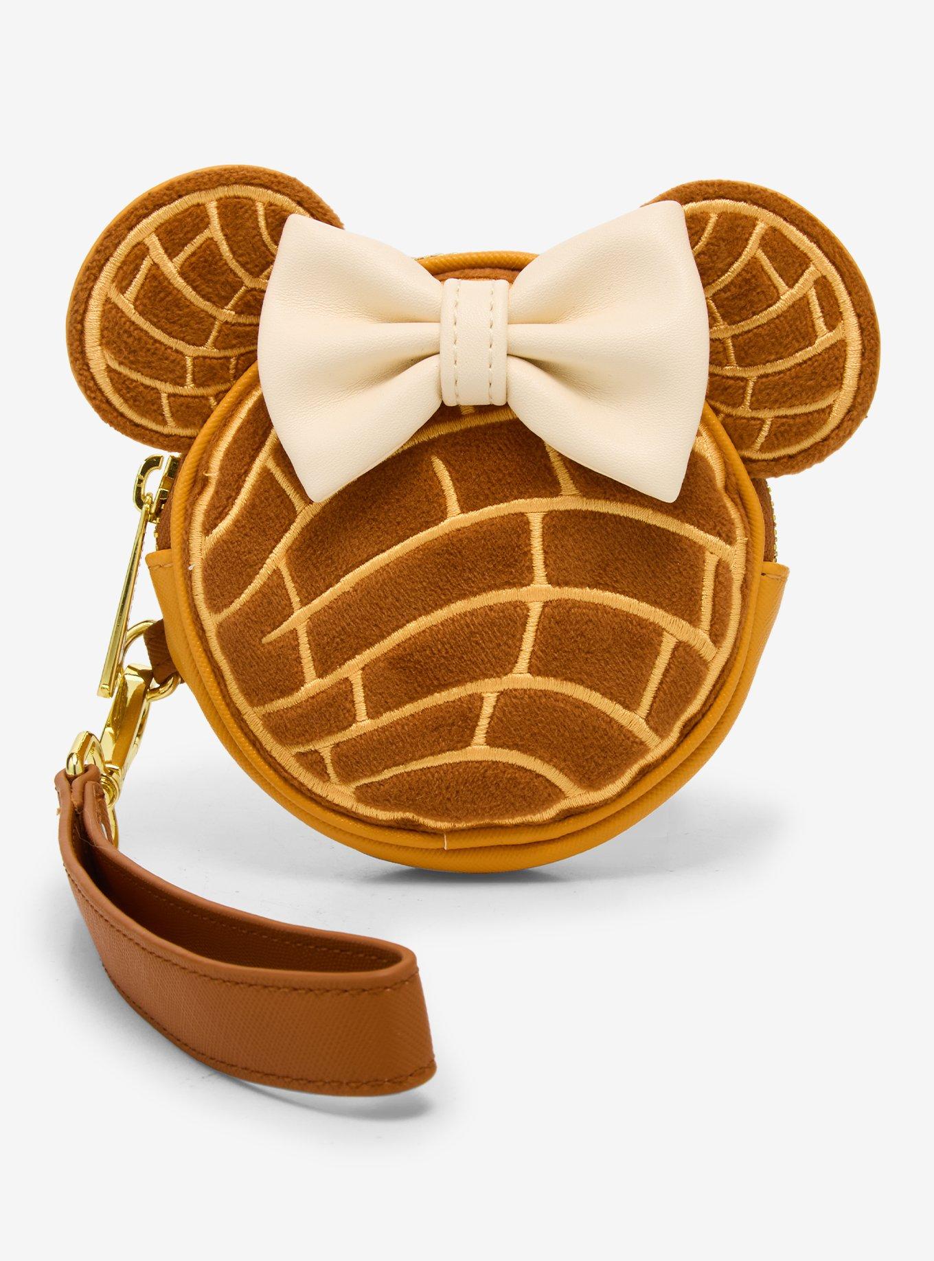 Loungefly Disney Minnie Mouse Chocolate Concha Figural Coin Purse (BoxLunch 10th Anniversary Edition) - BoxLunch Exclusive, , hi-res