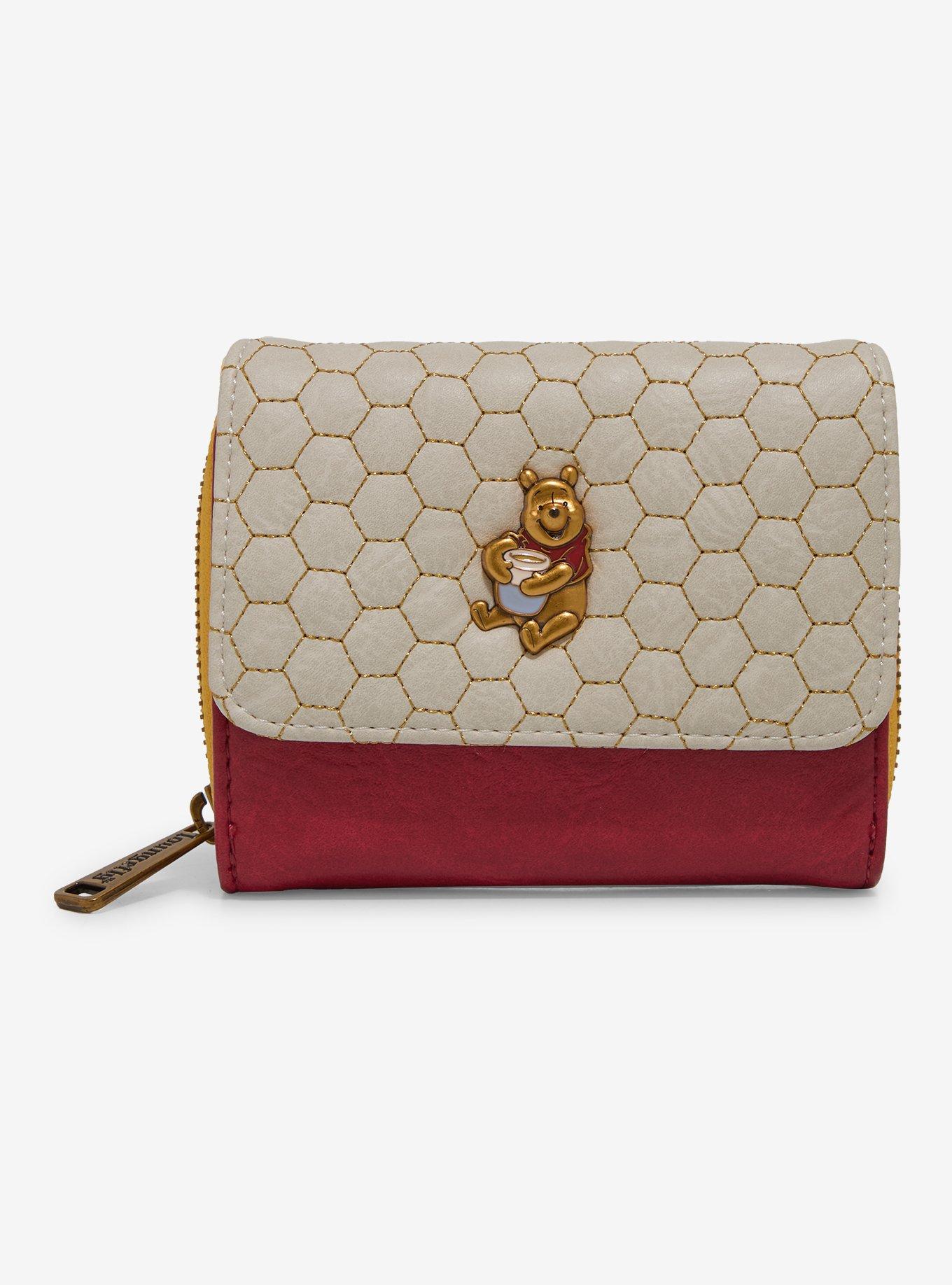 Loungefly Disney Winnie the Pooh Honeycomb Zip Wallet — BoxLunch Exclusive, , hi-res
