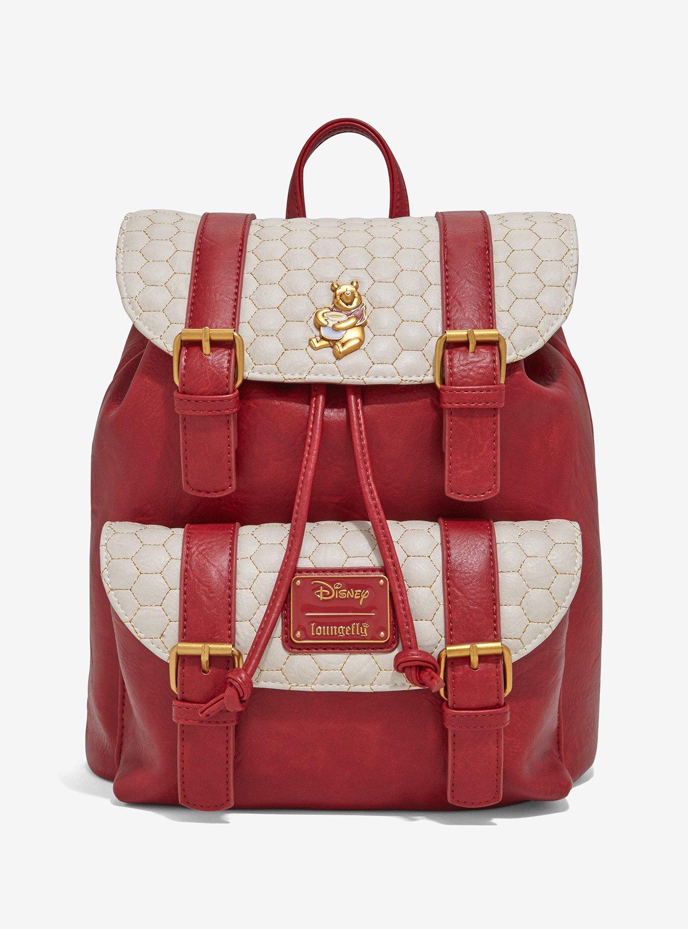 buckle mini backpack NYLON BROWN This stylish backpack is designed for women Pack and Play Mini Backpack