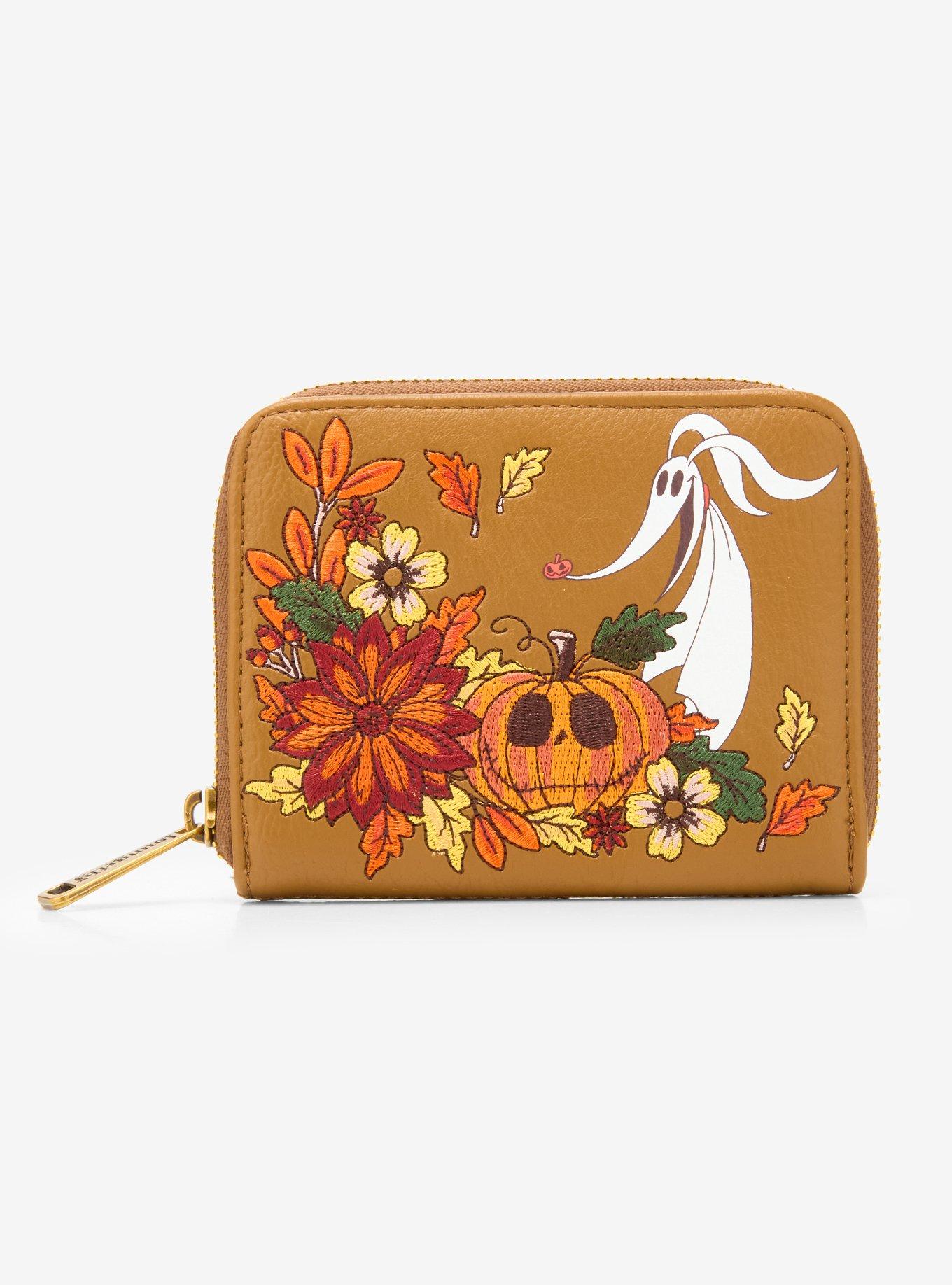 Disney The Nightmare Before Christmas Zero & Jack Skellington Fall Glow-in-the-Dark Wallet - BoxLunch Exclusive, , hi-res