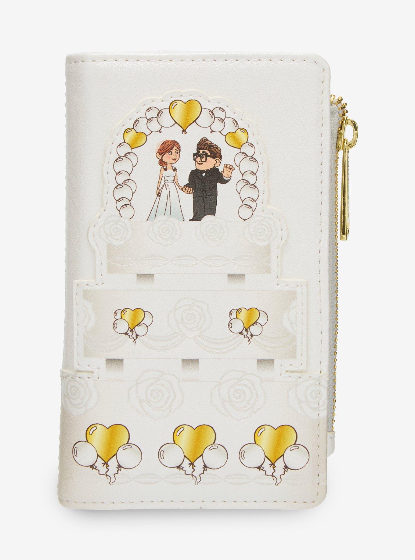 Loungefly Disney Pixar Up Carl & Ellie Wedding Cake Wallet - BoxLunch Exclusive, , hi-res