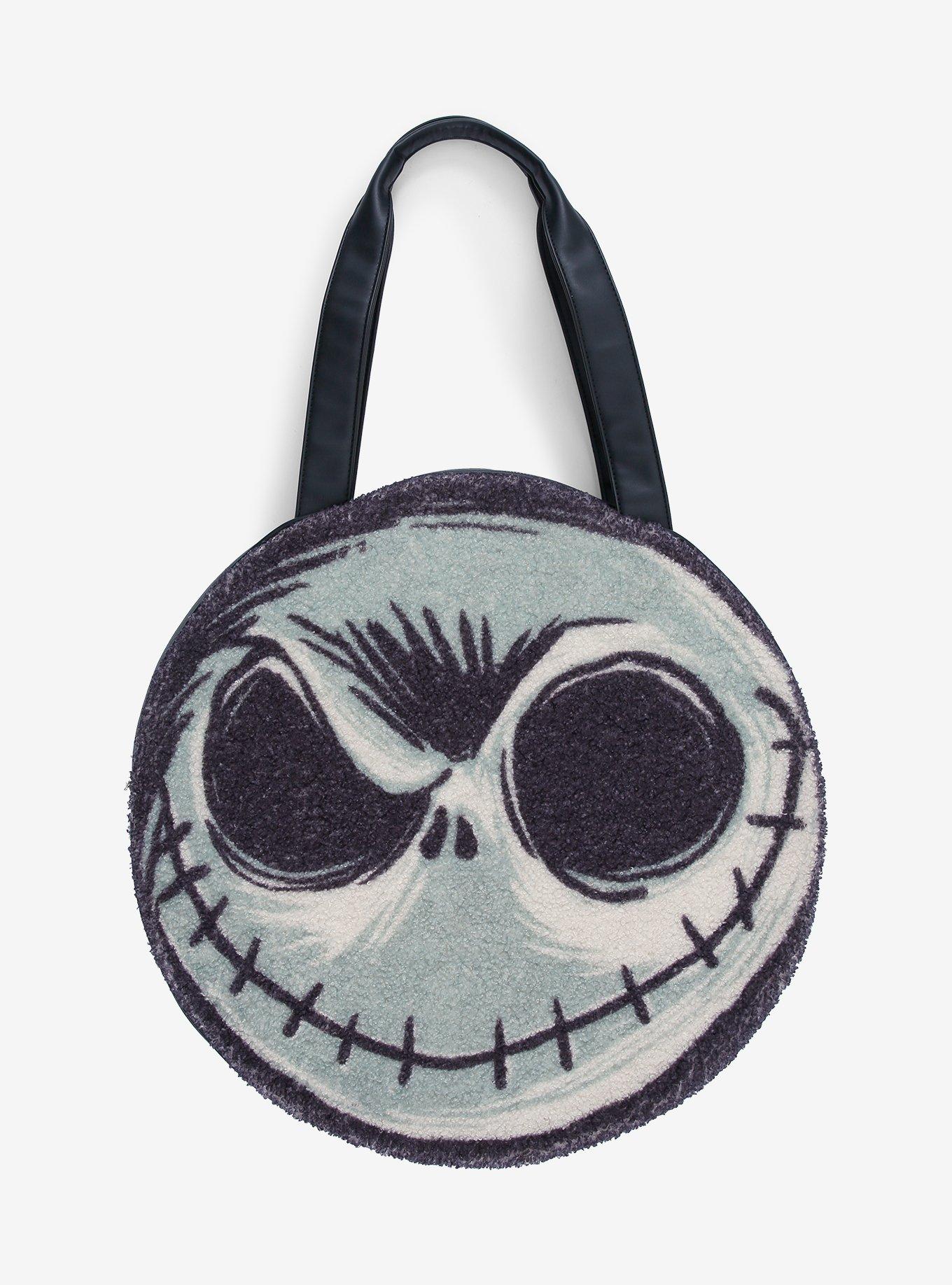 Loungefly Disney The Nightmare Before Christmas Jack Skellington Figural Sherpa Tote Bag - BoxLunch Exclusive, , hi-res