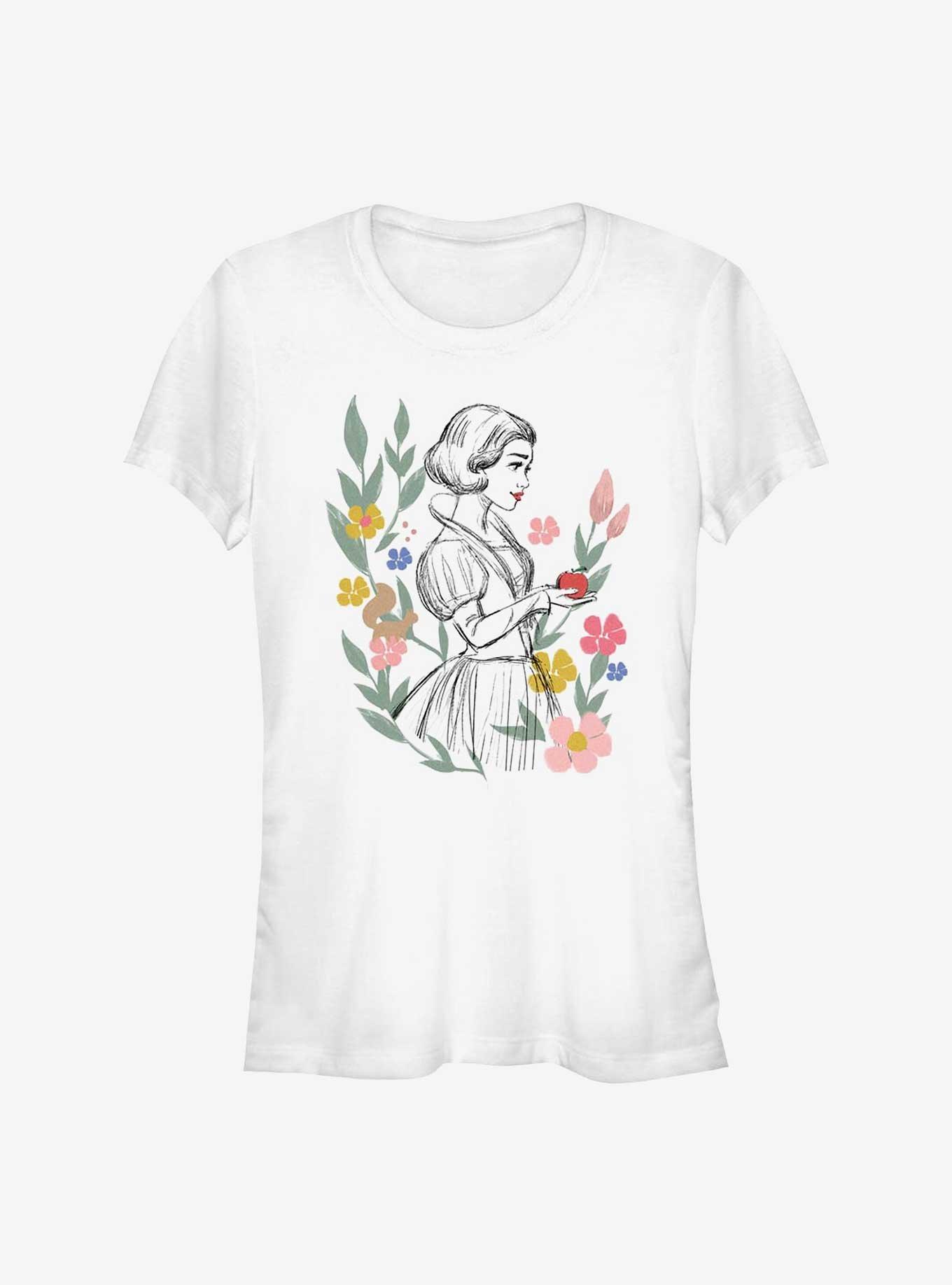 Disney Snow White Live Action Apple Sketch Girls T-Shirt, , hi-res