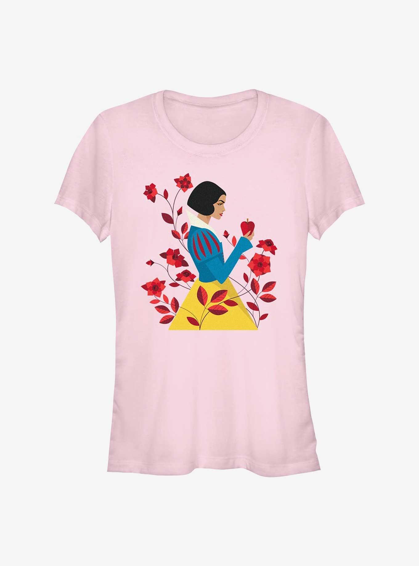 Disney Snow White Live Action Floral Girls T-Shirt