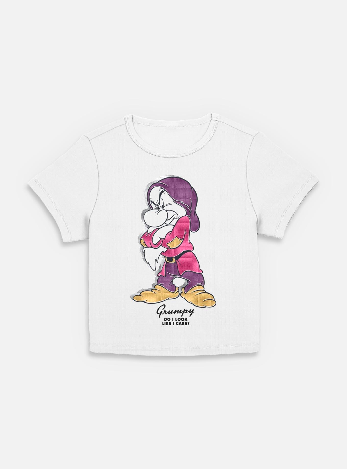 Disney Snow White and the Seven Dwarfs Grumpy Portrait Women Baby T-Shirt, EGRET, hi-res