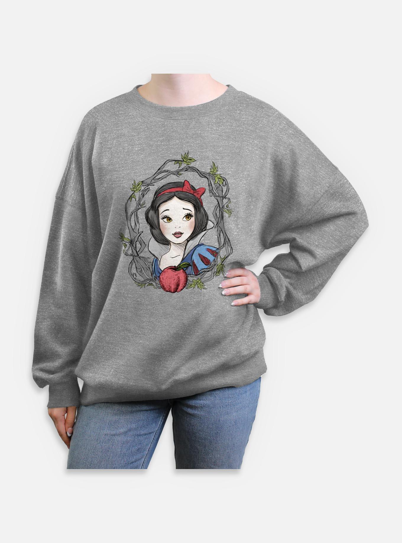 Disney Snow White and the Seven Dwarfs Apple Branch Womens Oversized Sweatshirt, , hi-res