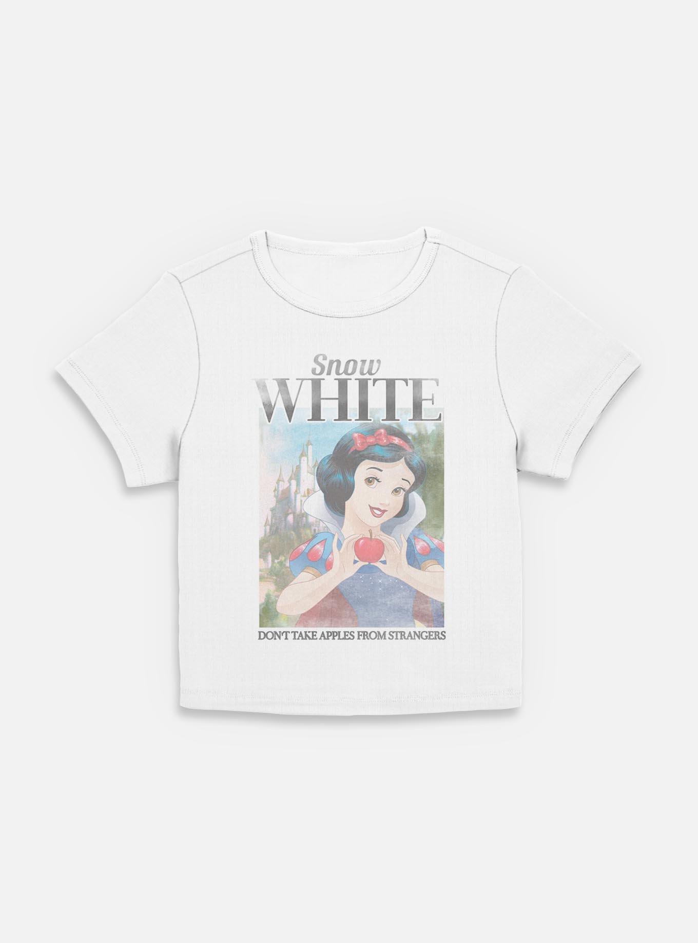 Disney Snow White and the Seven Dwarfs Don't Take Apples From Strangers Women Baby T-Shirt, EGRET, hi-res