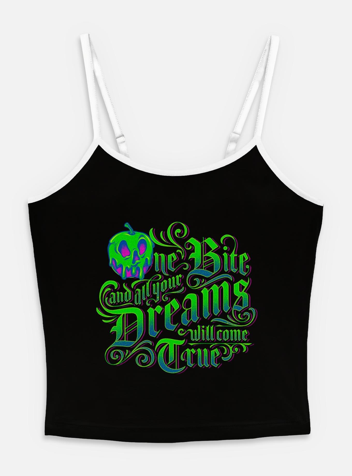 Disney Snow White and the Seven Dwarfs One Bite Dreams Come True Womens Cami, BLACK, hi-res