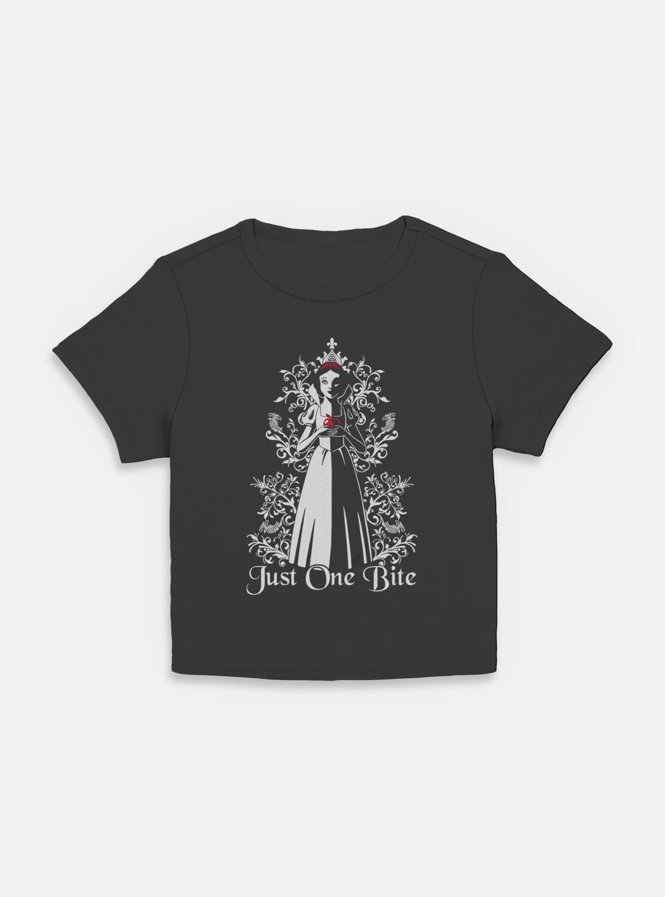 Disney Snow White and the Seven Dwarfs Gothic Bite Women Baby T-Shirt, BLACK, hi-res