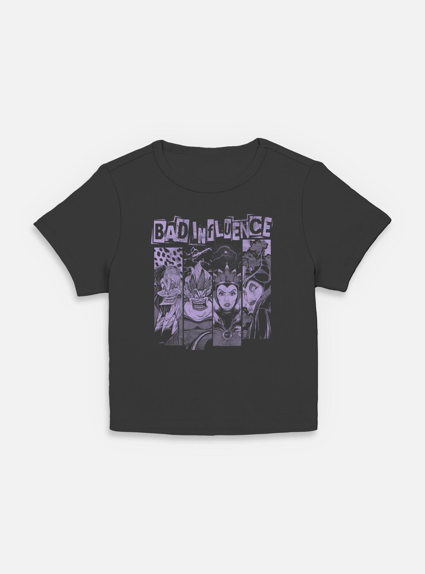 Disney Villains Bad Influence Villains Women Baby T-Shirt, BLACK, hi-res