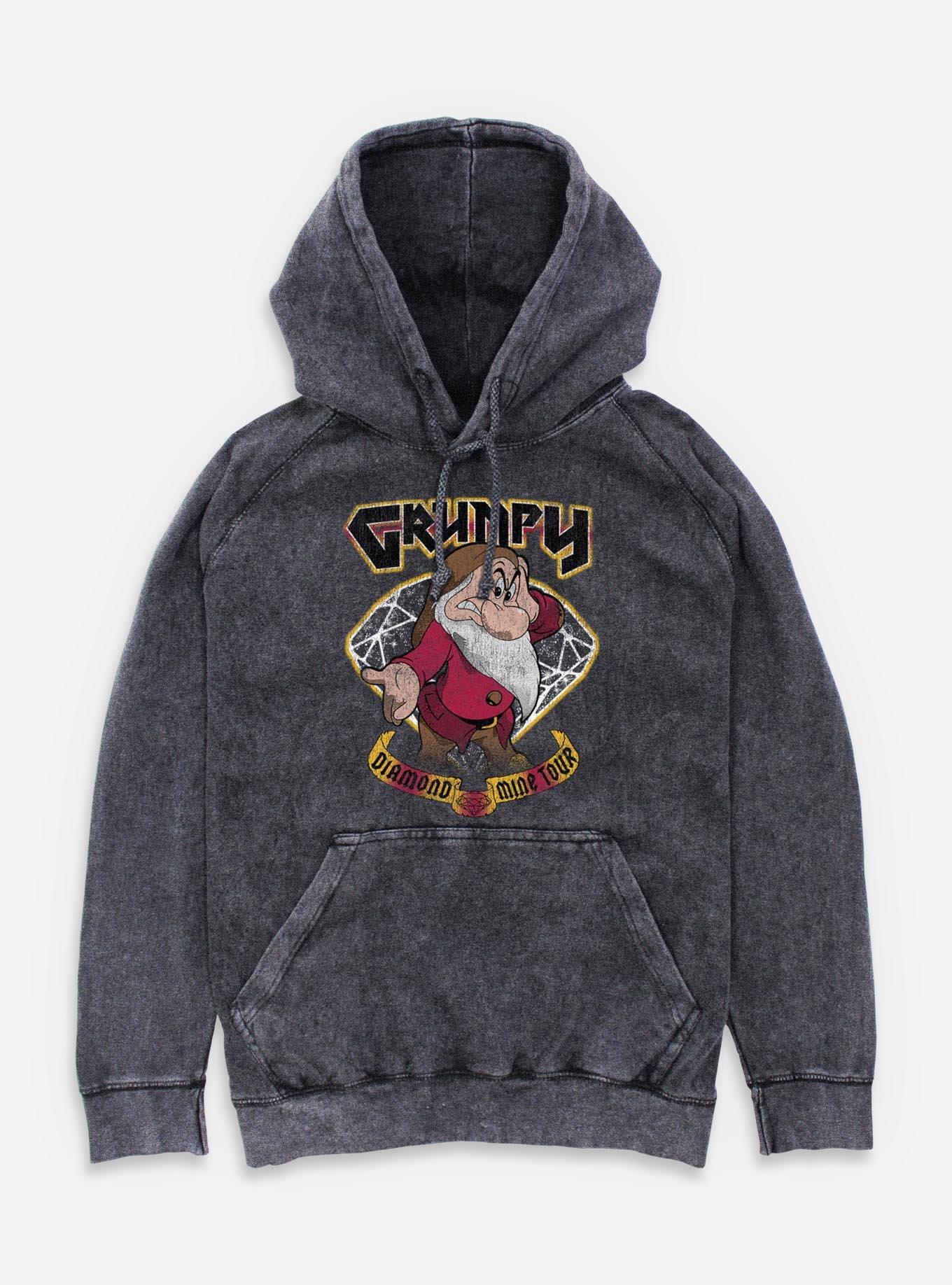 Disney Snow White and the Seven Dwarfs Grumpy Diamond Mine Tour Mineral Wash Hoodie, , hi-res