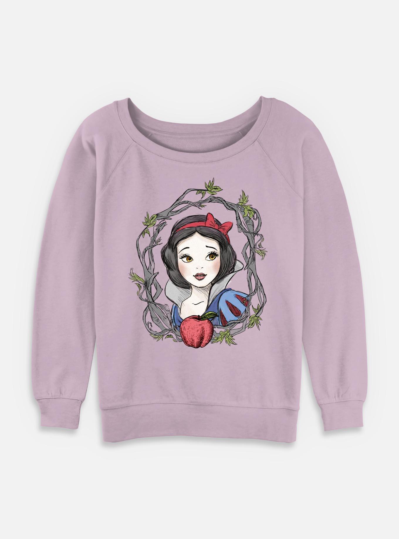 Disney Snow White and the Seven Dwarfs Apple Branch Womens Slouchy Sweatshirt, , hi-res