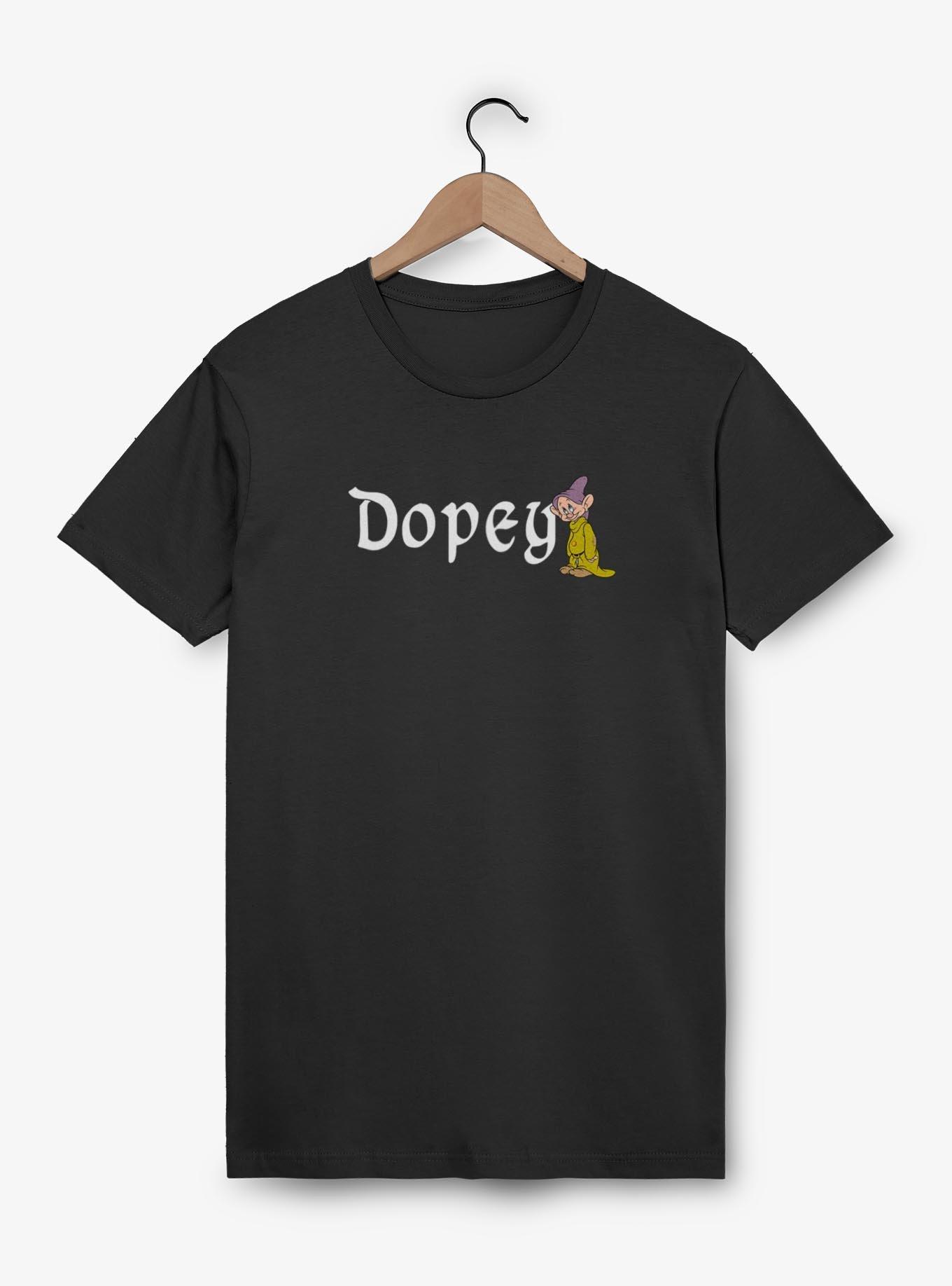 Disney Snow White and the Seven Dwarfs Dopey Character T-Shirt, BLACK, hi-res