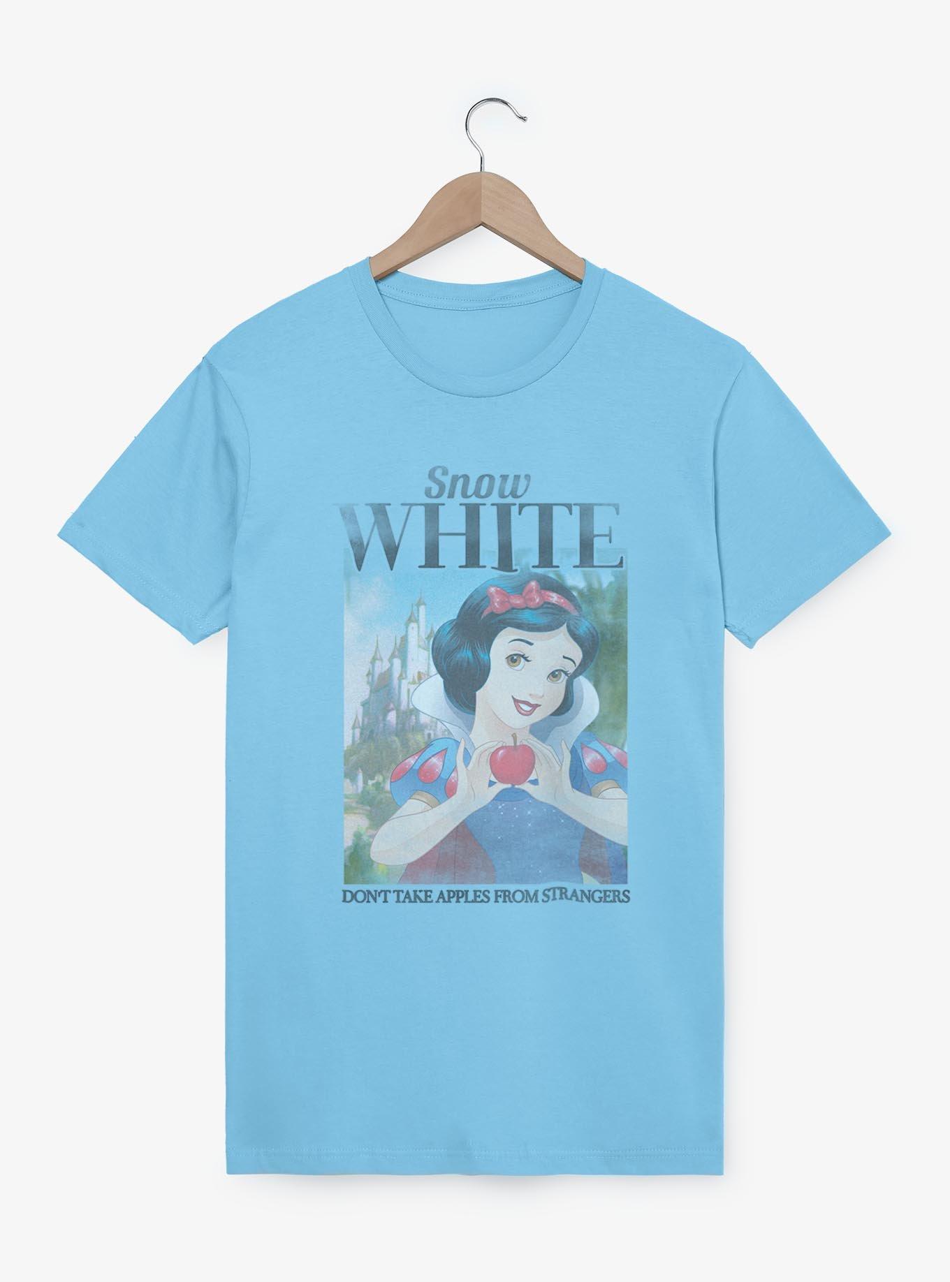 Disney Snow White and the Seven Dwarfs Don't Take Apples From Strangers Garment Dye T-Shirt, CHAMBRAY, hi-res