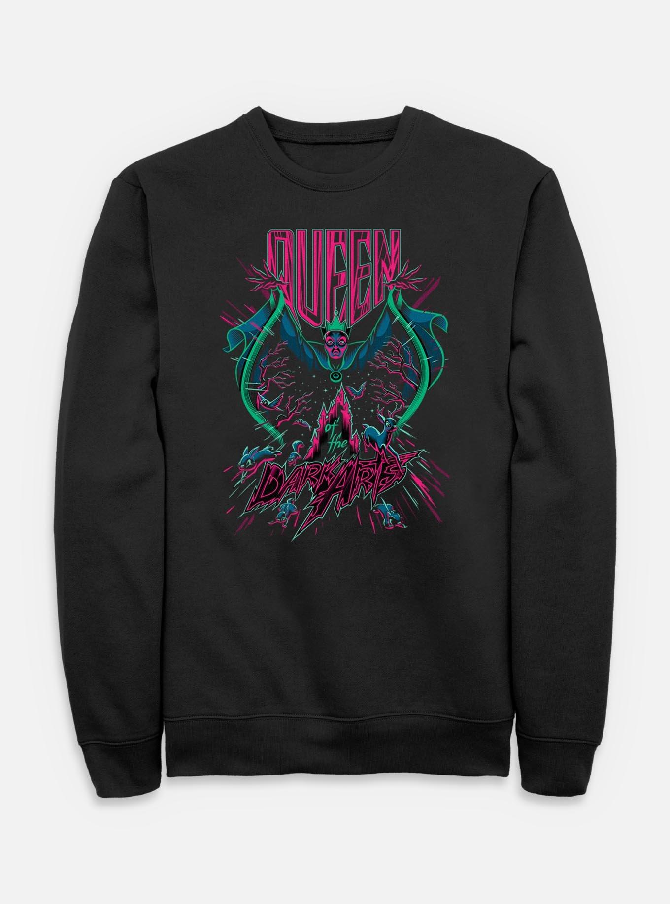 Disney Snow White and the Seven Dwarfs Queen Of The Dark Arts Sweatshirt, BLACK, hi-res