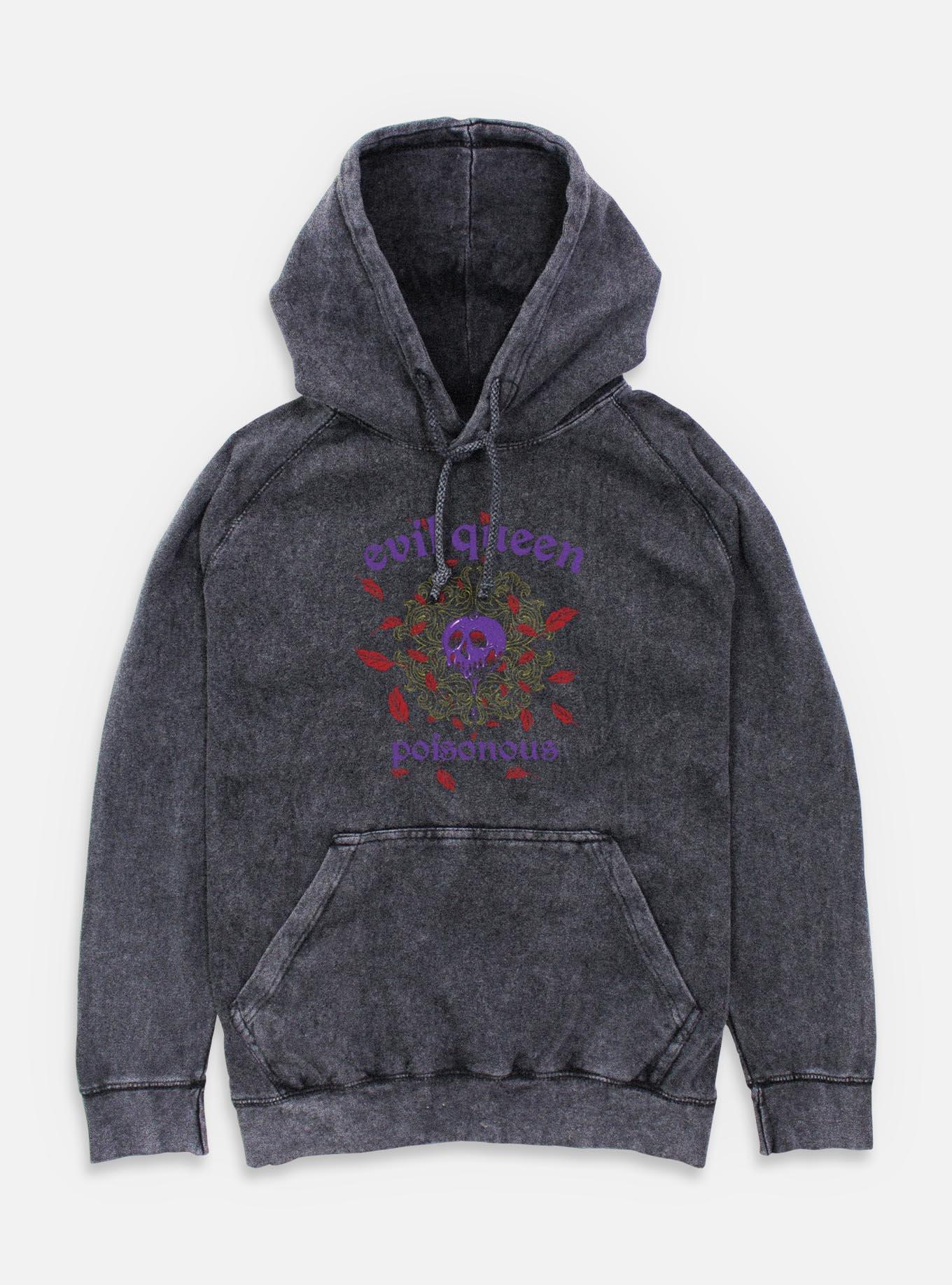 Disney Snow White and the Seven Dwarfs Evil Queen Poisonous Mineral Wash Hoodie, , hi-res