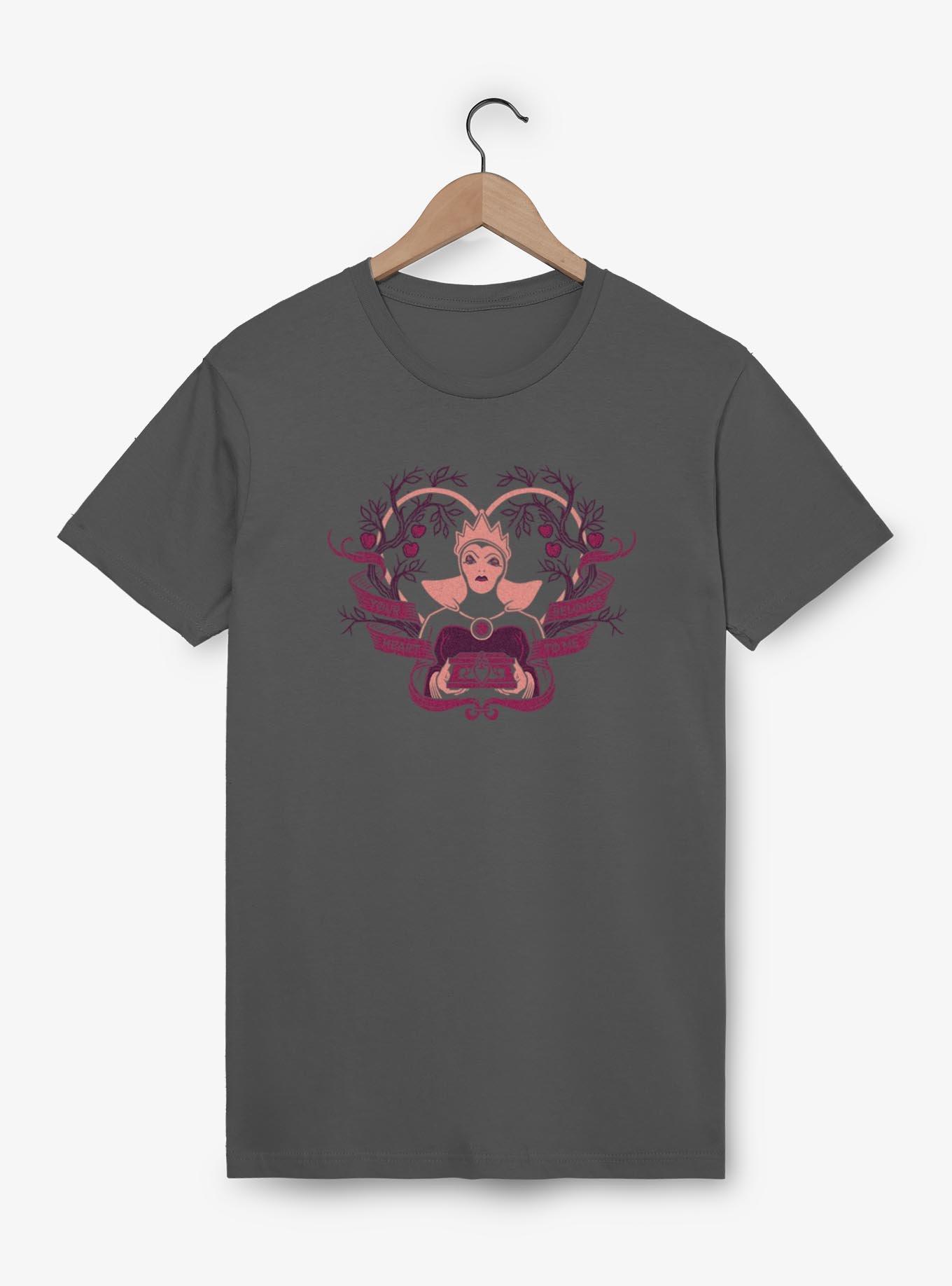 Disney Snow White and the Seven Dwarfs Your Heart Belongs To Me Garment Dye T-Shirt, PEPPER, hi-res