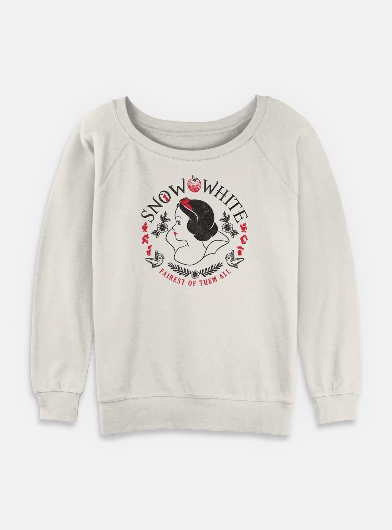 Disney Snow White and the Seven Dwarfs Fairest Of Them All Womens Slouchy Sweatshirt, , hi-res