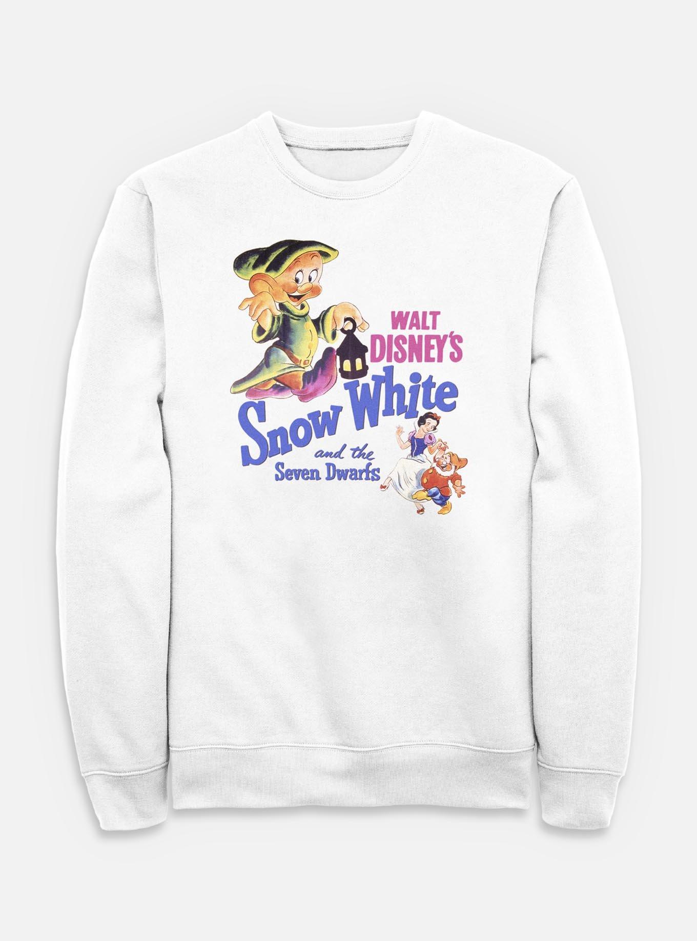 Disney Snow White and the Seven Dwarfs Dwarf Illustration Retro Sweatshirt, , hi-res