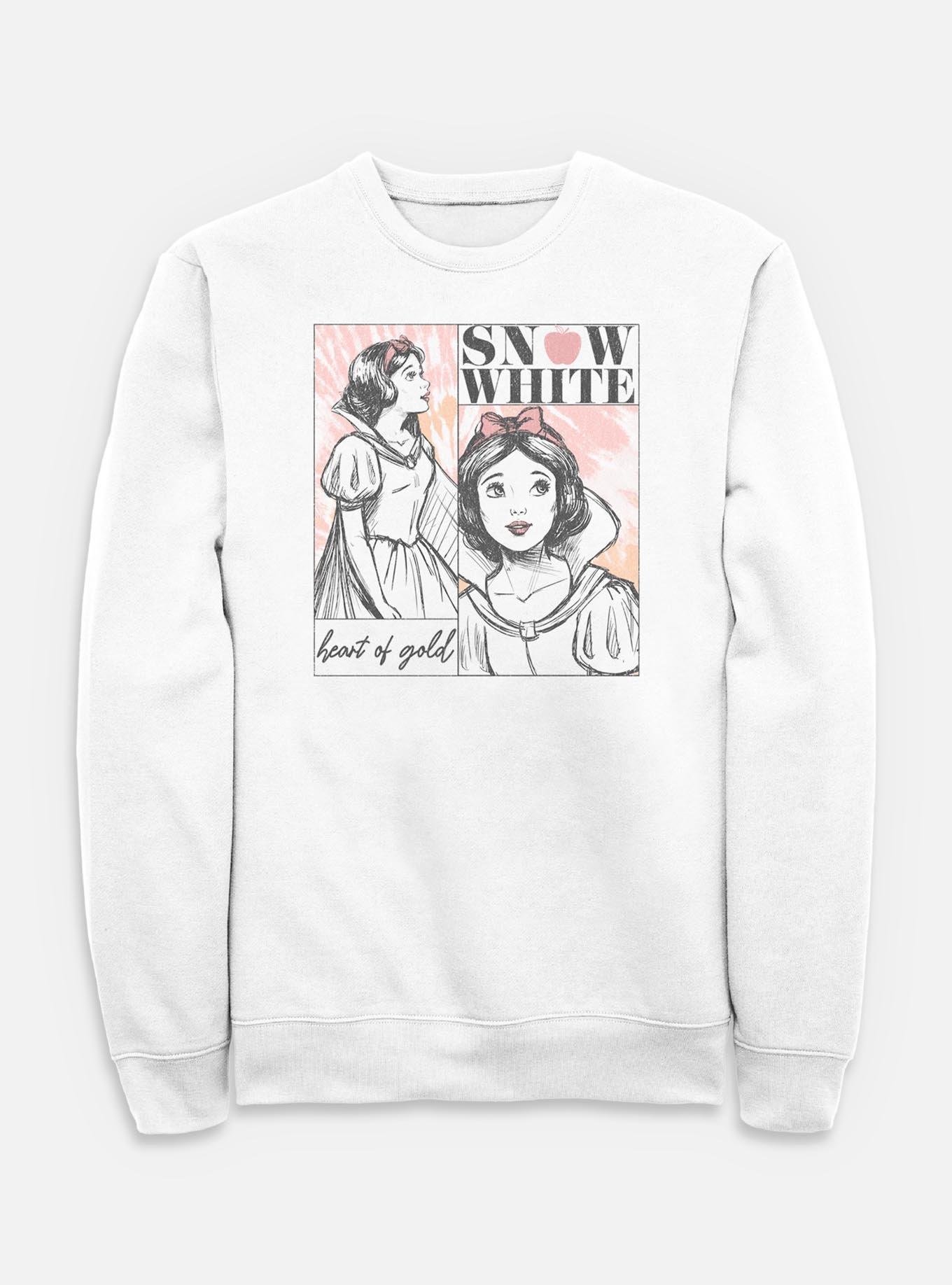 Disney Snow White and the Seven Dwarfs Heart Of Gold Illustration Sweatshirt, , hi-res