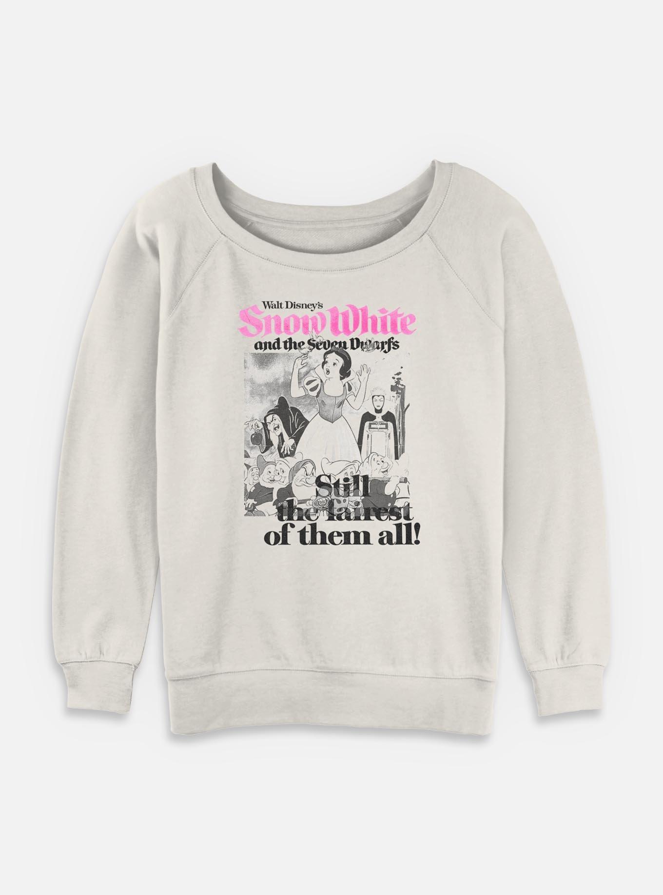 Disney Snow White and the Seven Dwarfs Vintage Still The Fairest Womens Slouchy Sweatshirt, , hi-res