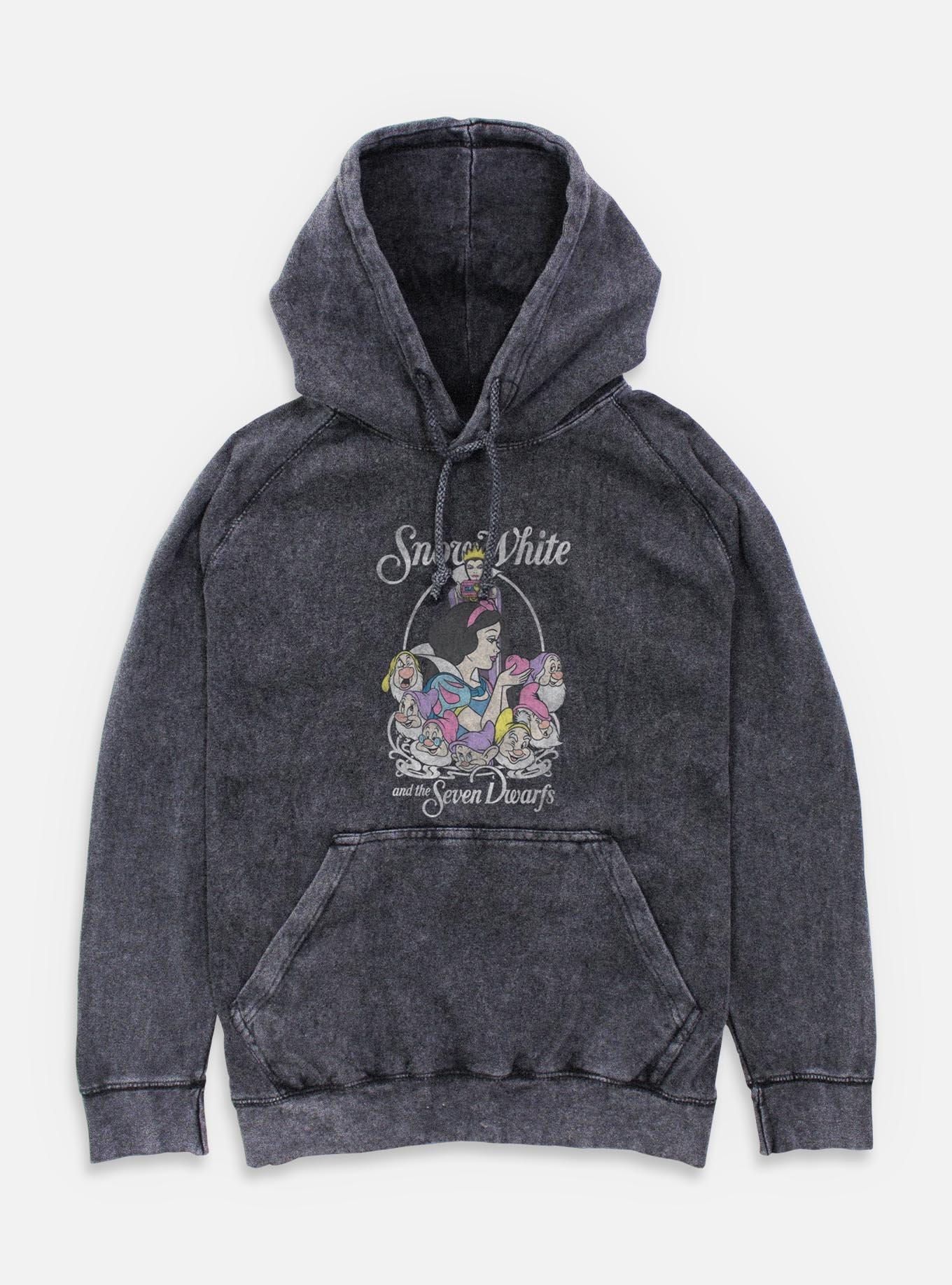 Disney Snow White and the Seven Dwarfs Retro Classic Mineral Wash Hoodie, , hi-res