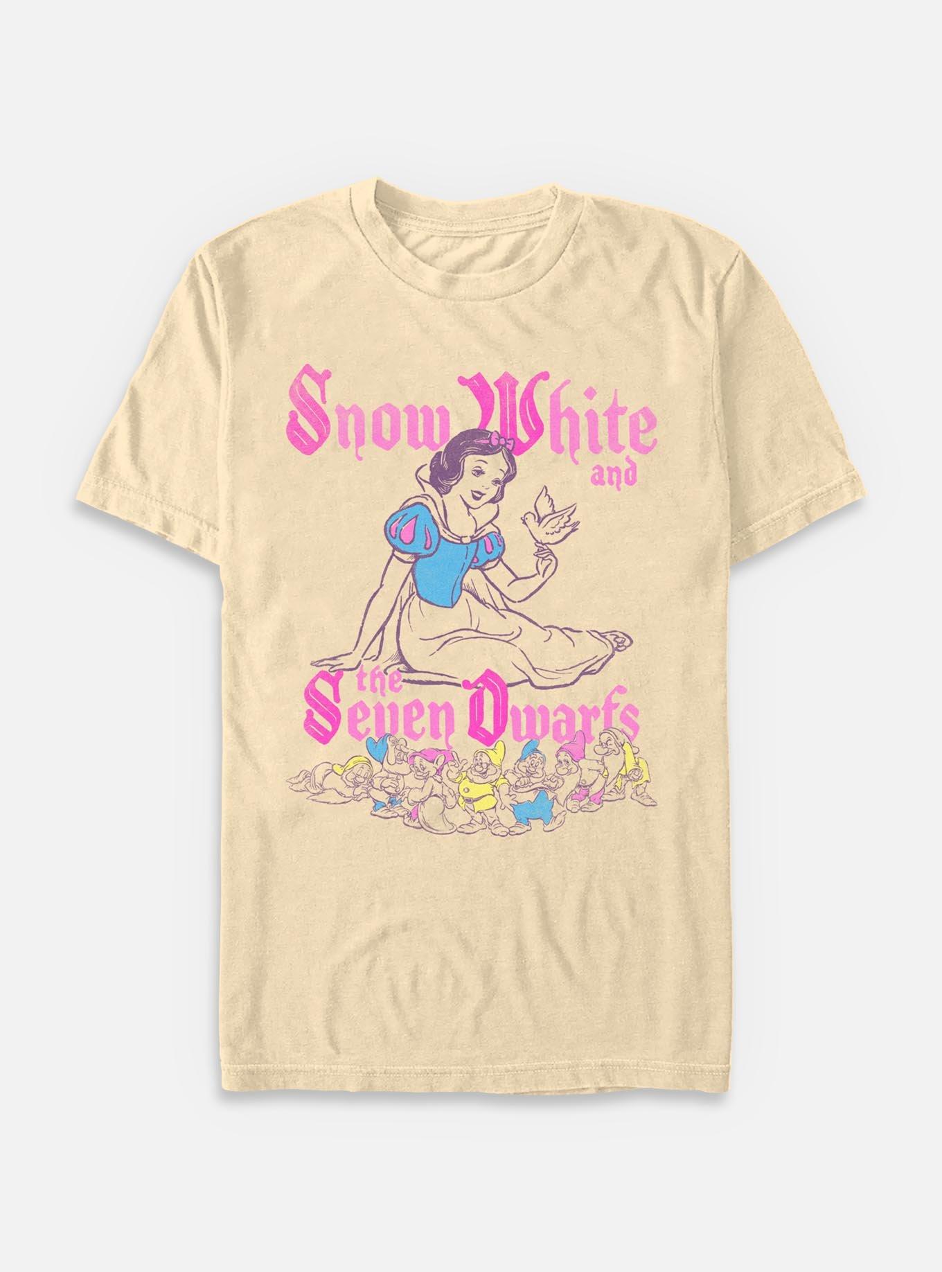Disney Snow White and the Seven Dwarfs Story Time Illustration T-Shirt, BANANA, hi-res