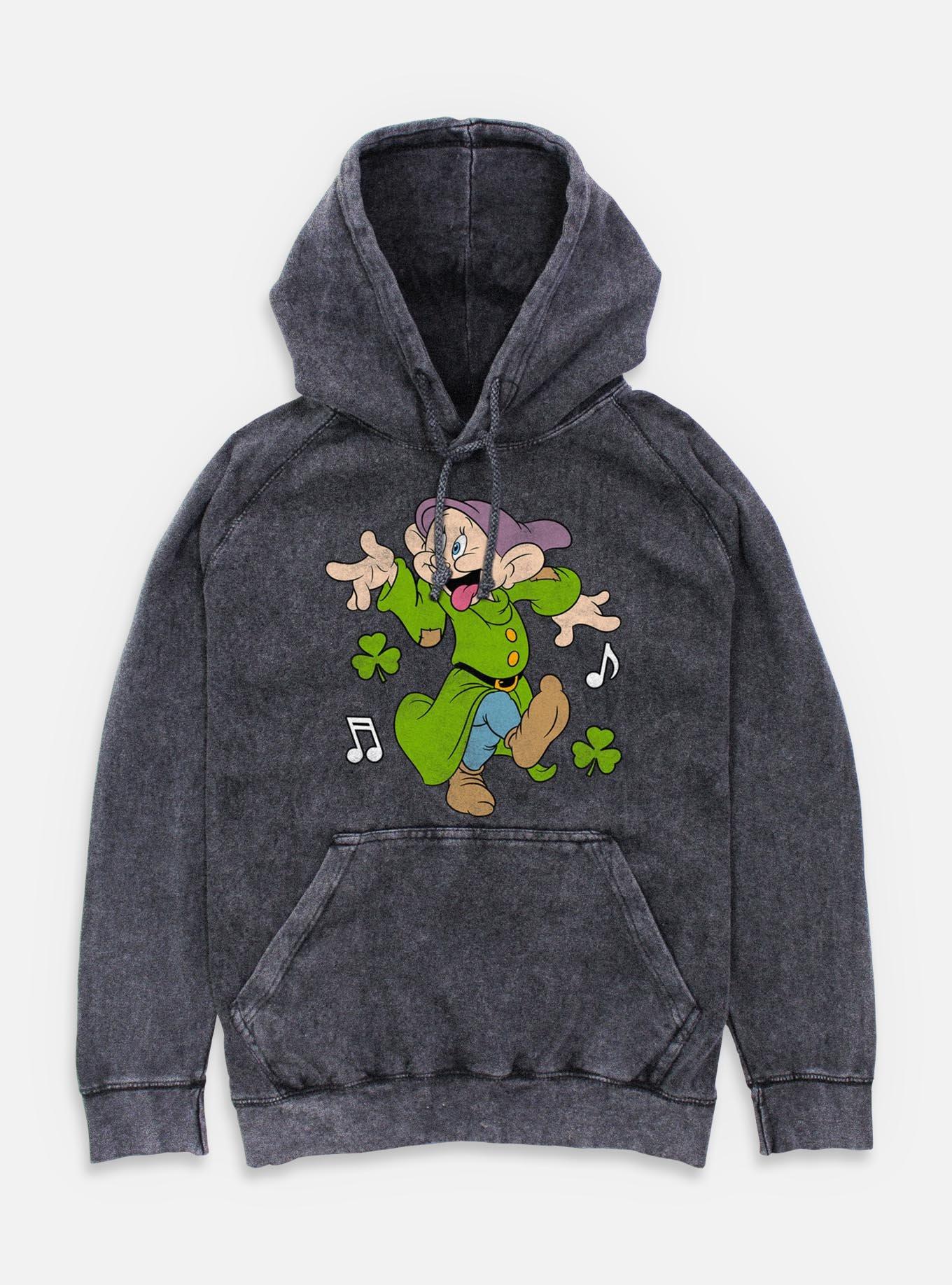 Disney Snow White and the Seven Dwarfs Dopey Dancing Mineral Wash Hoodie, , hi-res