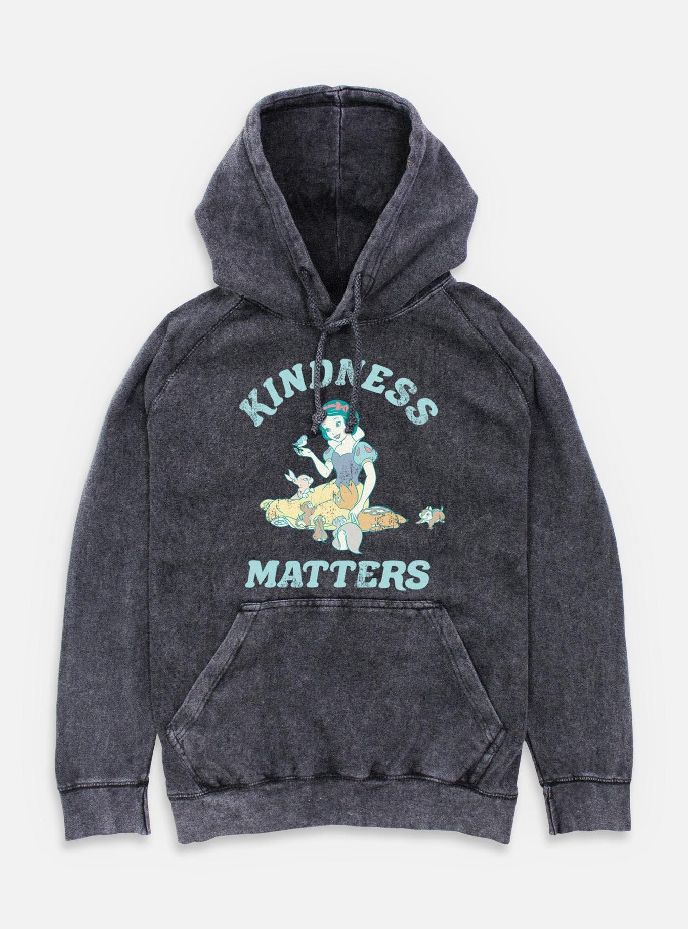 Disney Snow White and the Seven Dwarfs Kindness Matters Mineral Wash Hoodie, , hi-res