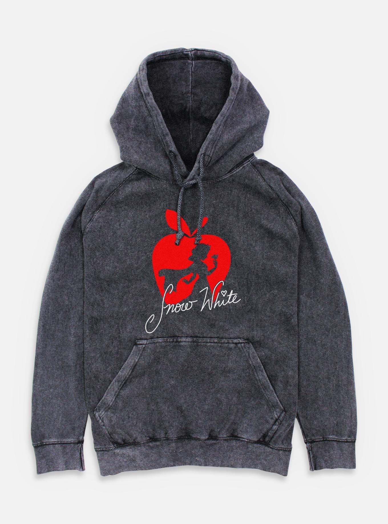 Disney Snow White and the Seven Dwarfs Apple Silhouette Mineral Wash Hoodie, , hi-res