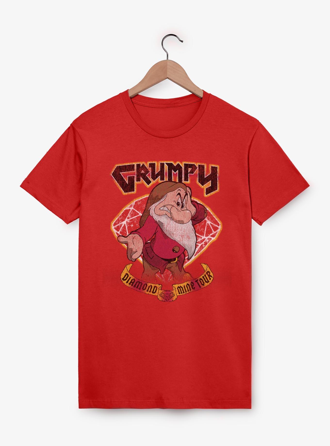 Disney Snow White and the Seven Dwarfs Grumpy Diamond Mine Tour Garment Dye T-Shirt, , hi-res