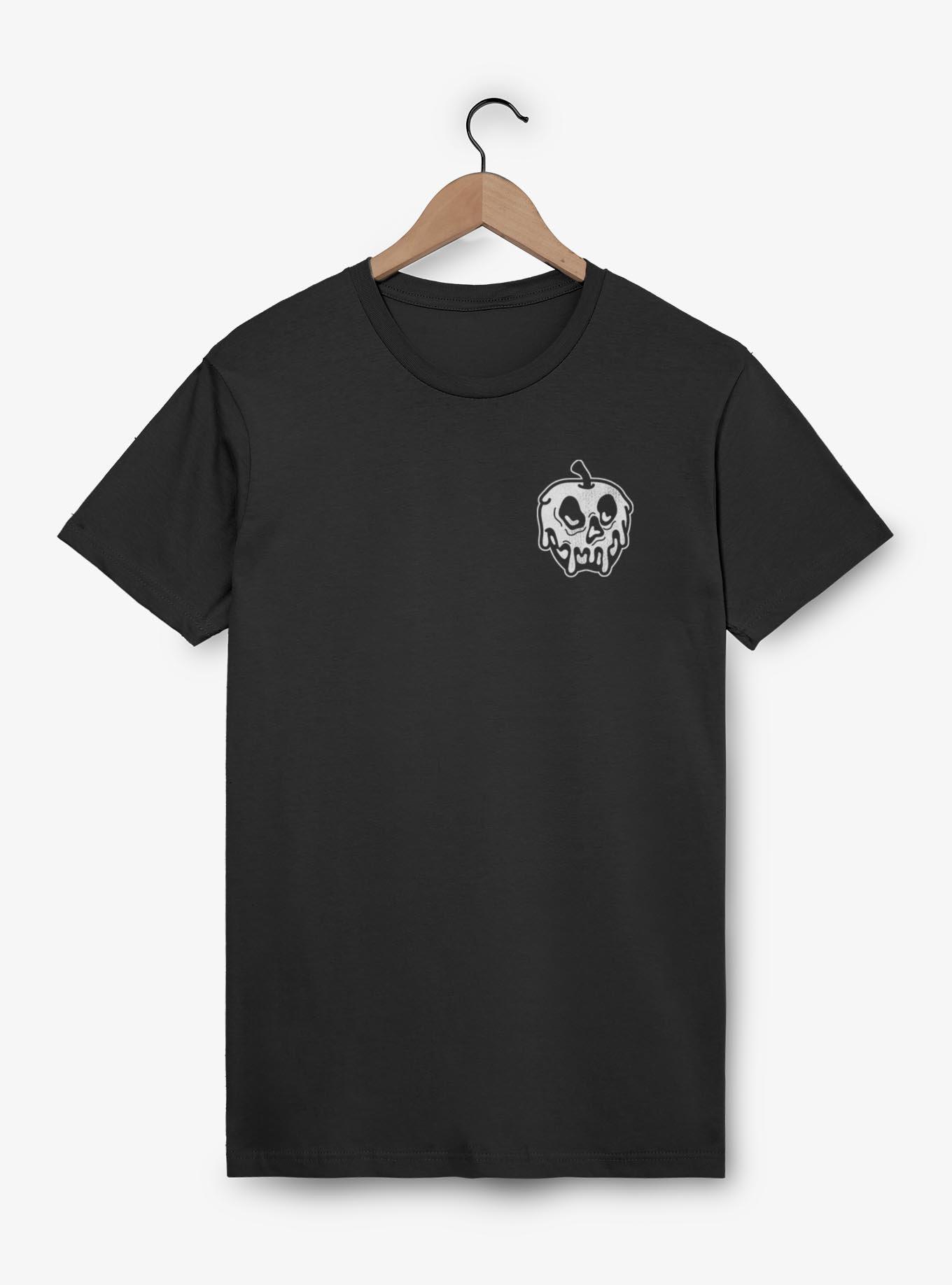 Disney Snow White and the Seven Dwarfs Dripping Apple Crest T-Shirt, BLACK, hi-res