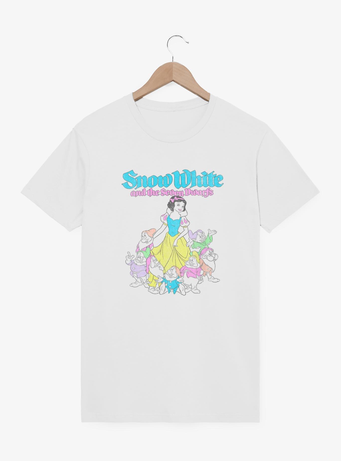 Disney Snow White and the Seven Dwarfs Group Illustration T-Shirt, , hi-res