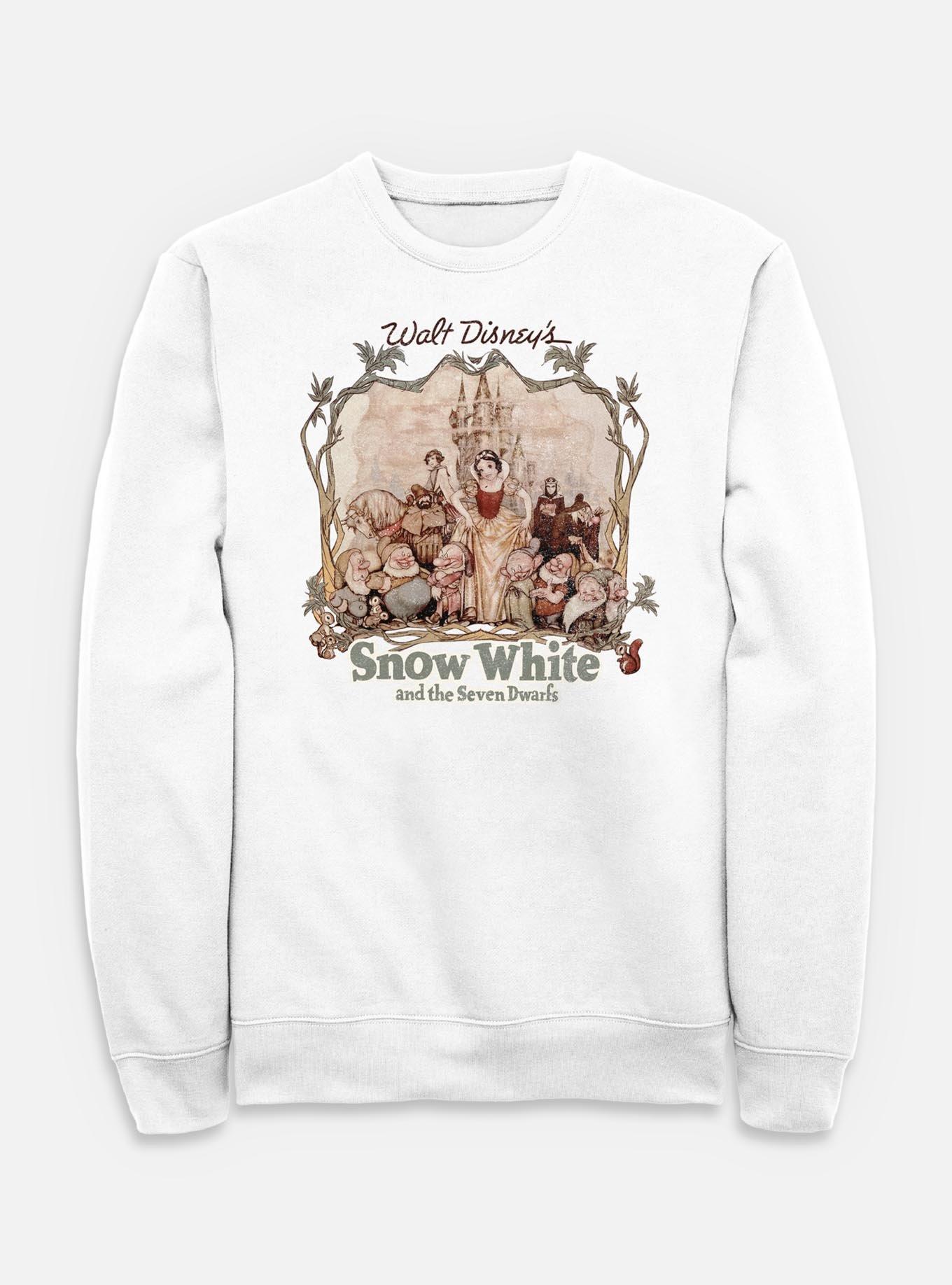 Disney Snow White and the Seven Dwarfs Retro Portrait Sweatshirt, , hi-res
