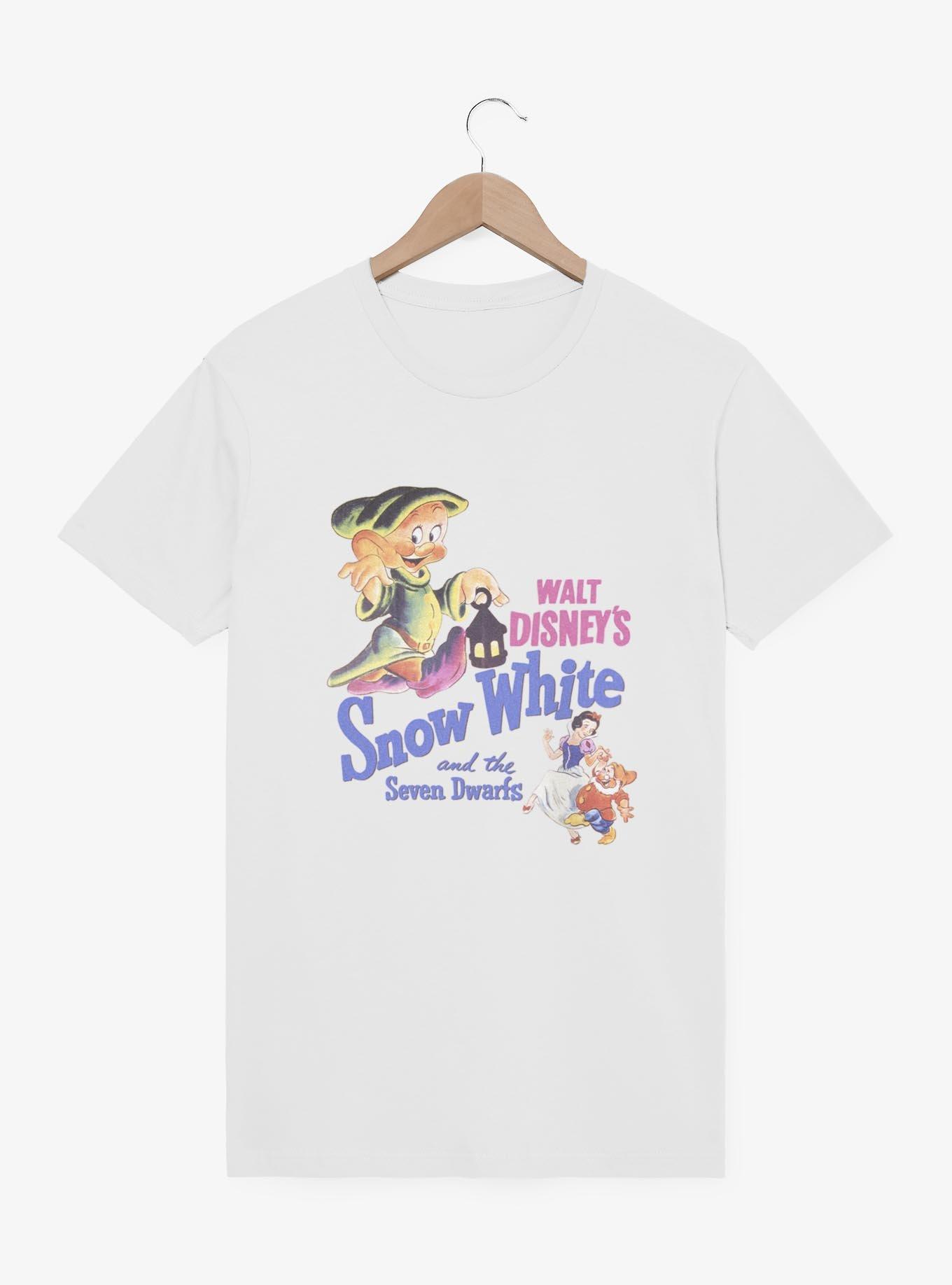 Disney Snow White and the Seven Dwarfs Dwarf Illustration Retro T-Shirt, , hi-res
