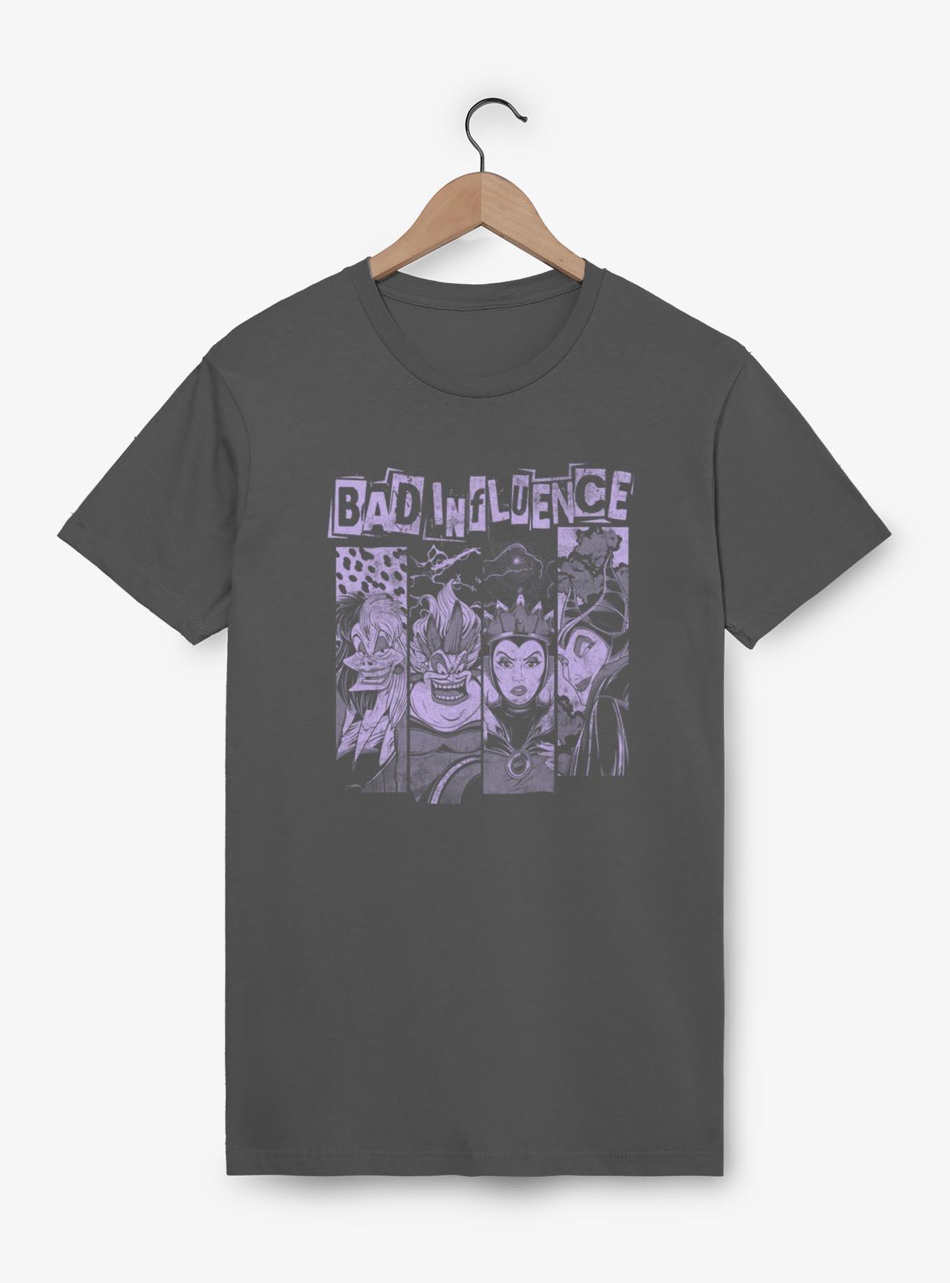 Disney Villains Bad Influence Villains Garment Dye T-Shirt, , hi-res