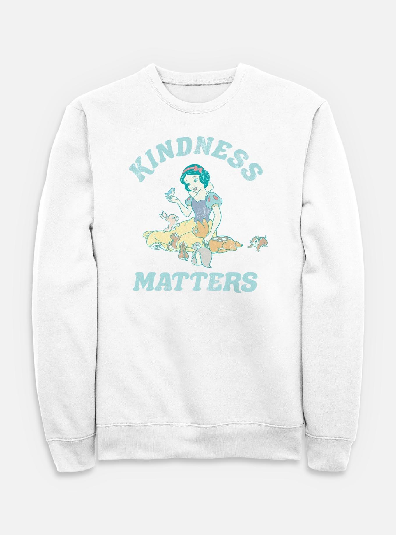 Disney Snow White and the Seven Dwarfs Kindness Matters Sweatshirt, , hi-res