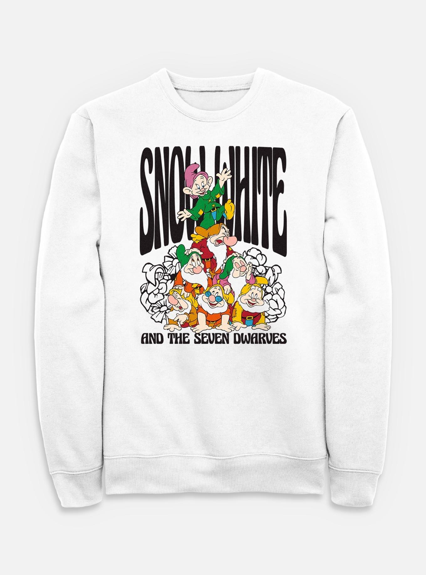 Disney Snow White and the Seven Dwarfs Floral Dwarf Time Sweatshirt, , hi-res