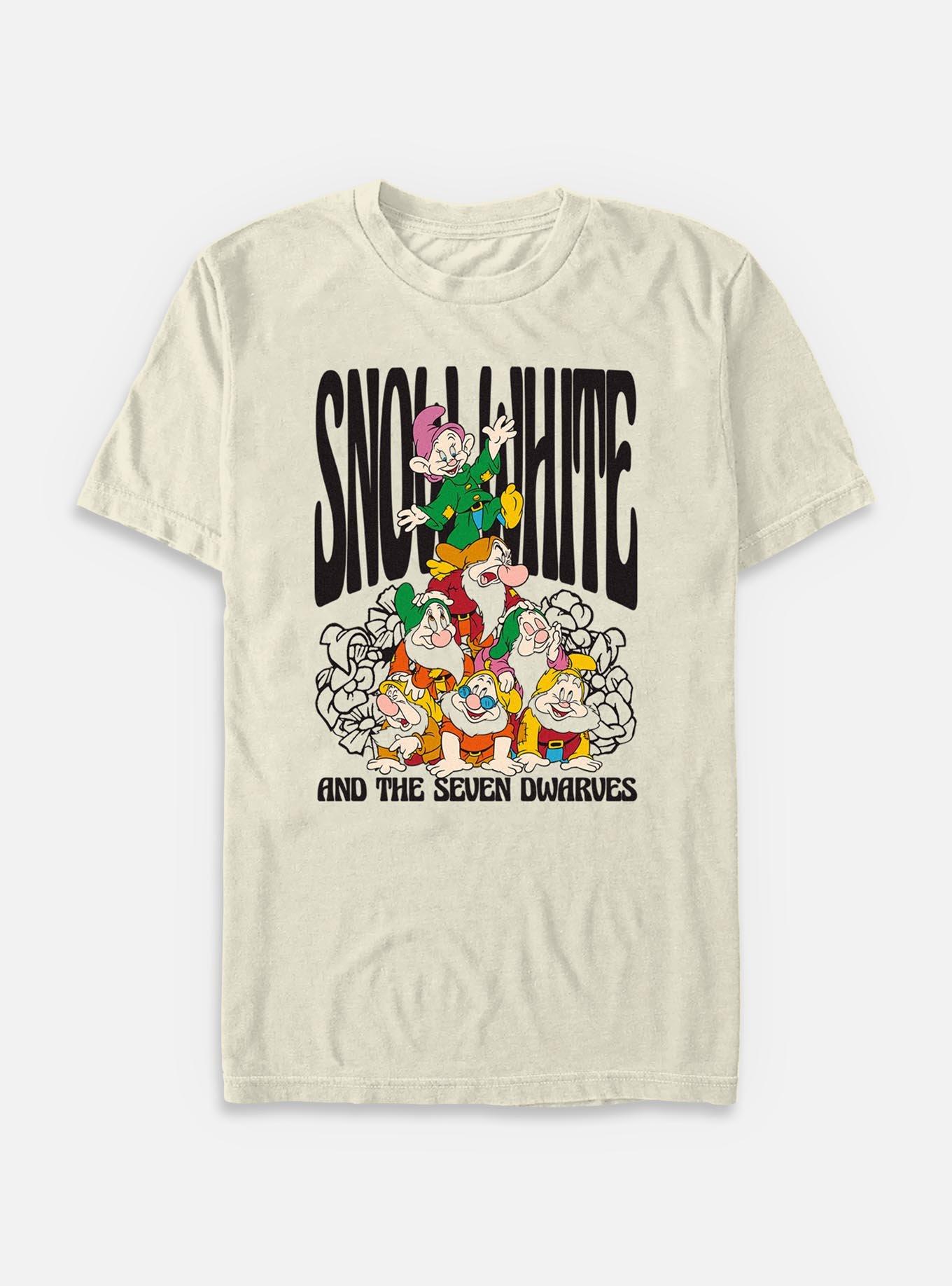 Disney Snow White and the Seven Dwarfs Floral Dwarf Time Garment Dye T-Shirt, , hi-res