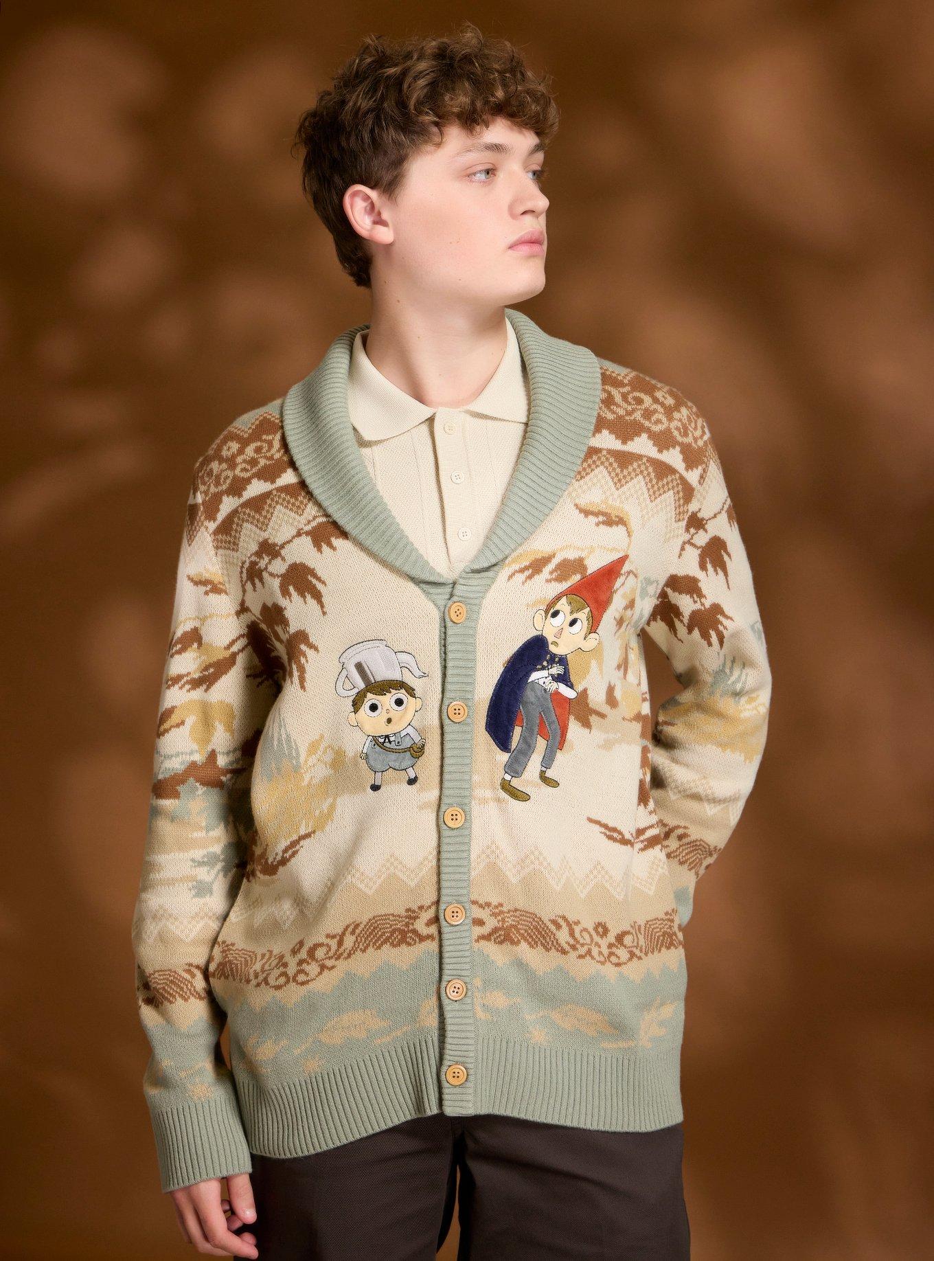Over The Garden Wall Wirt & Greg Leaves Collared Cardigan, , hi-res