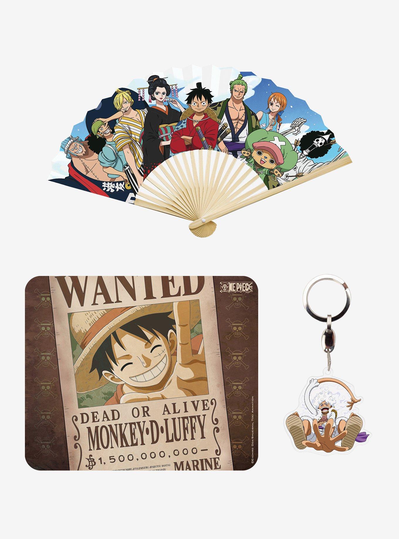 One Piece Mousepad Keychain & Fan Bundle, , hi-res