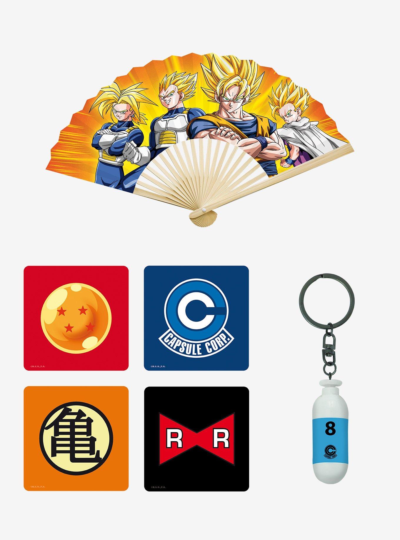 Dragon Ball Z Coaster Fan & Keychain Bundle, , hi-res