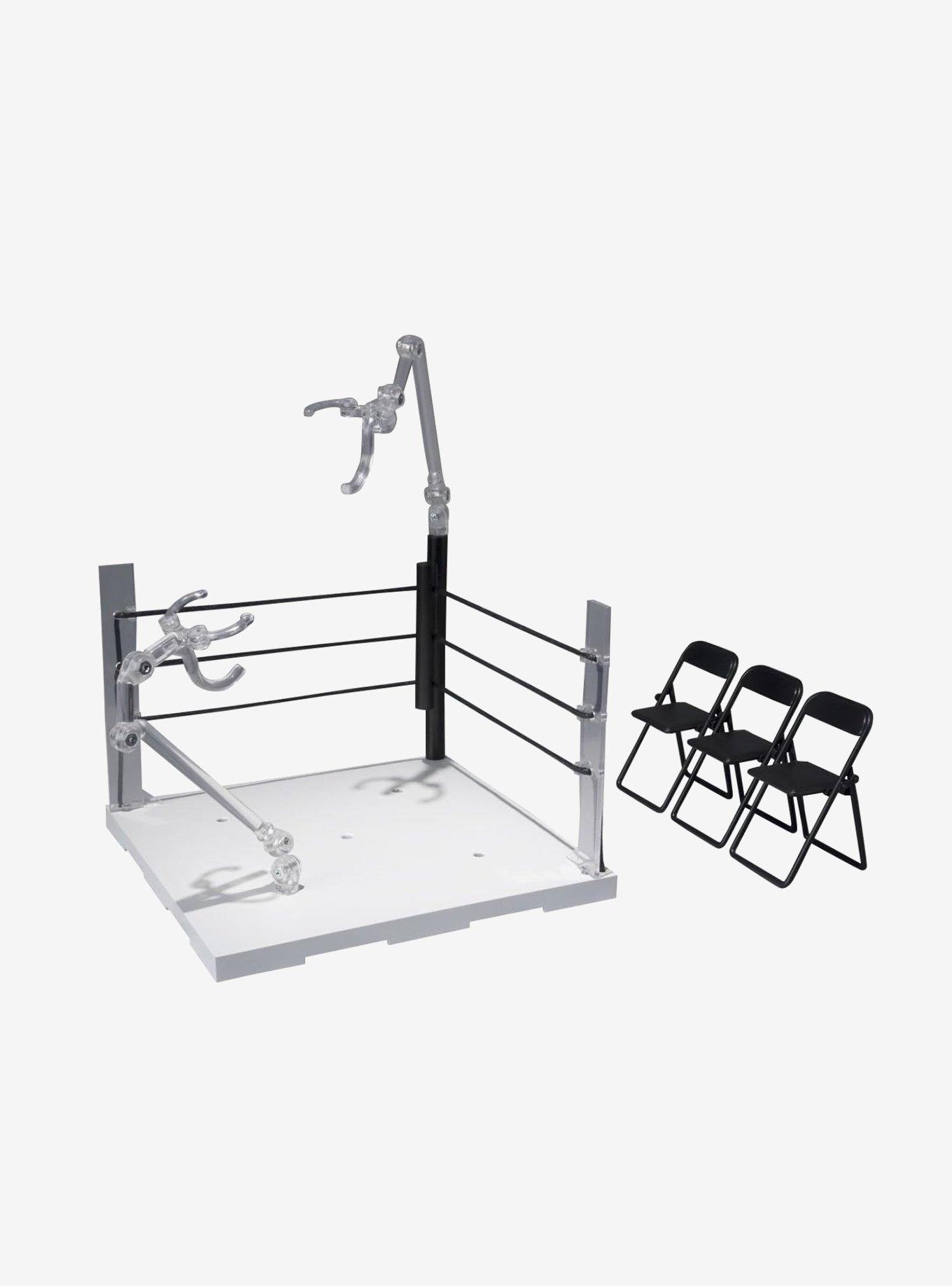 Bandai Spirits Tamashii Stage Act Ring (Neutral Corner) & Folding Chair Set, , hi-res