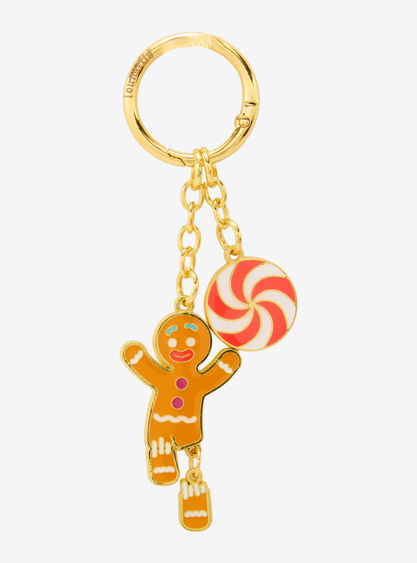 Loungefly DreamWorks Chrek Gingy Multi-Charm Keychain - BoxLunch Exclusive, , hi-res
