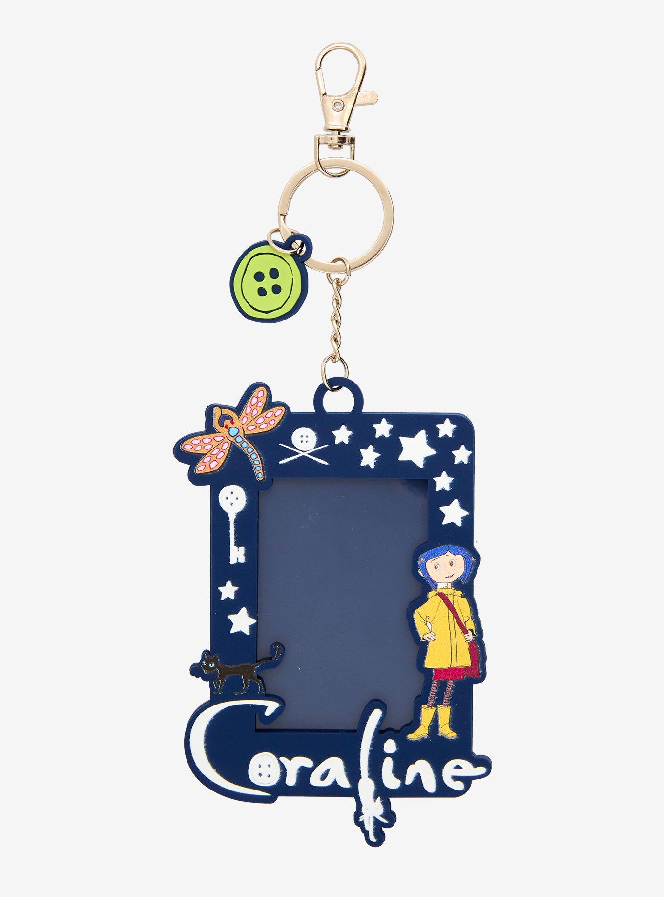 Coraline Icons Picture Frame Keychain - BoxLunch Exclusive, , hi-res