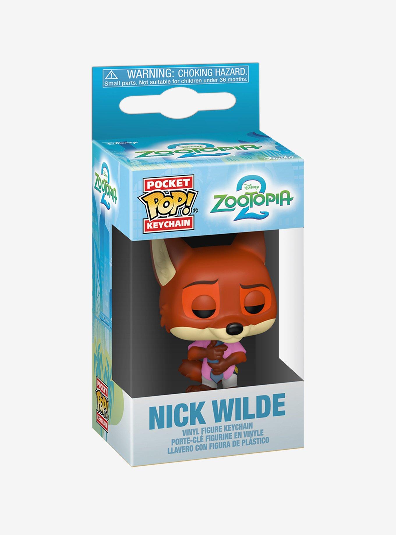 Funko Pocket Pop! Disney Zootopia 2 Nick Wilde Vinyl Keychain - BoxLunch Exclusive, , hi-res