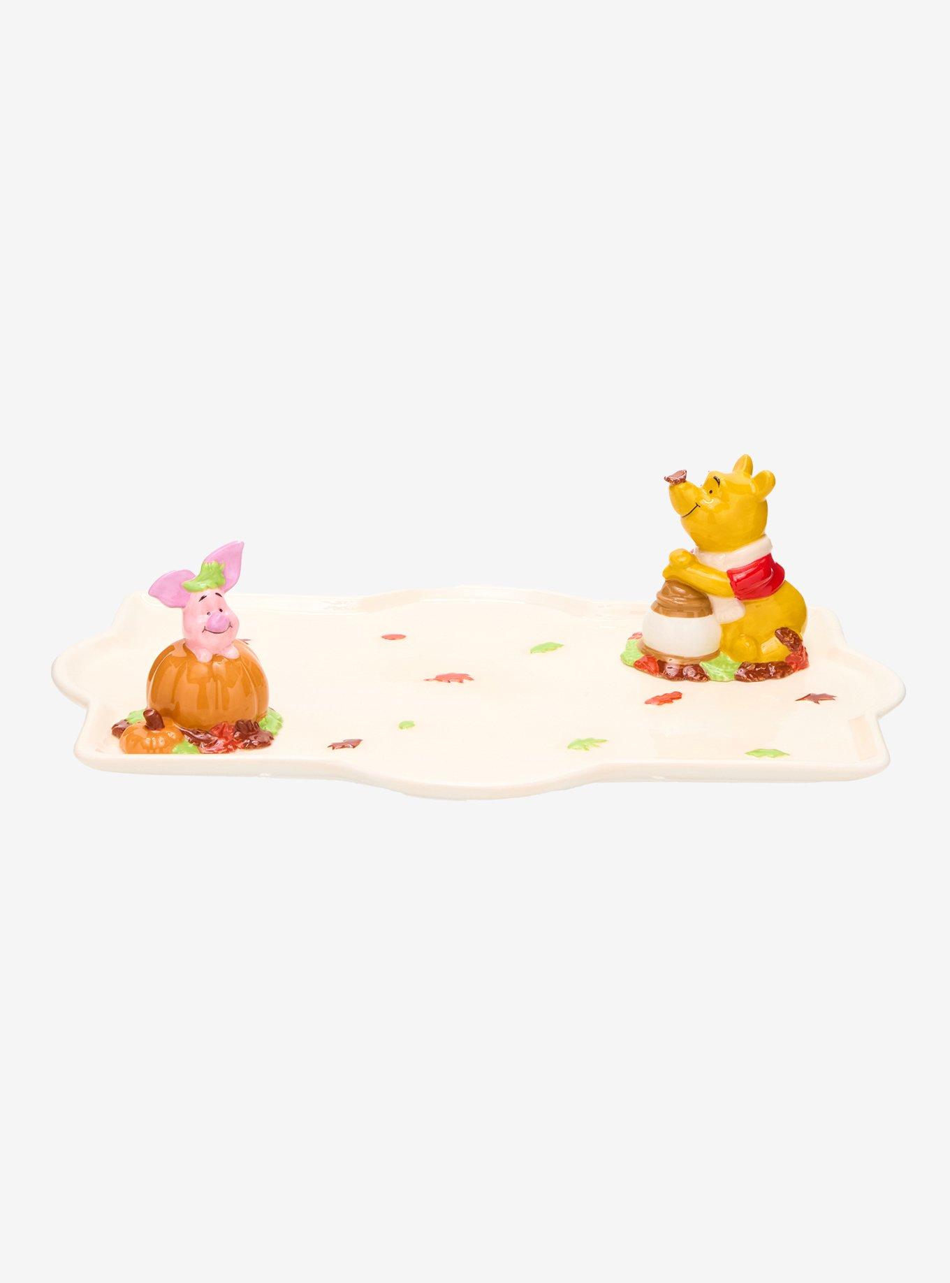 Disney Winnie the Pooh Piglet & Pooh Bear Autumn Serving Tray - BoxLunch Exclusive, , hi-res